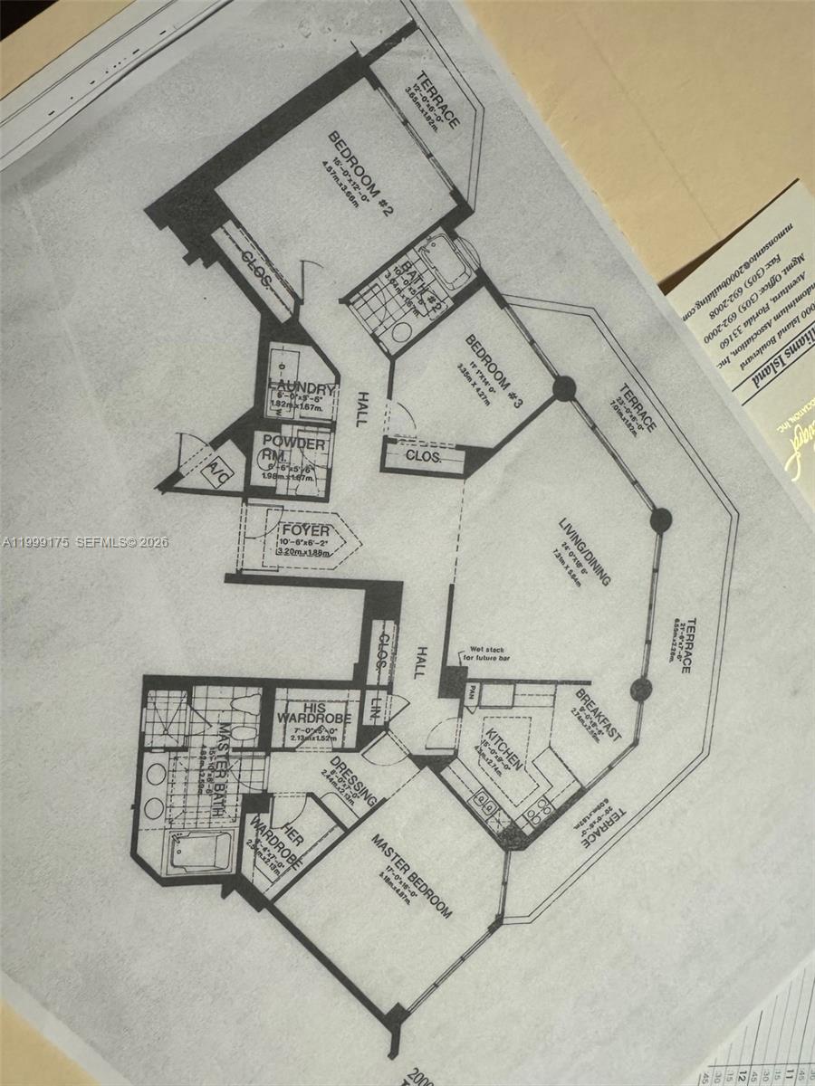 "WILLIAMS ISLAND ESTATE SALE! LOWEST PRICE THREE BEDROOM IN THE COMPLEX" ALL NEW APPLIANCES AND MARBLE FLOORS BOAT DOCKAGE AVAILABLE. THIS IS A RARE THREE BEDROOM 2 1/2 BATH 2535 FT.² WRAPAROUND BALCONIES,360DEGREE PANORAMIC INTERCOASTAL AND OCEAN VIEWS! ANY AND ALL ASSESSMENTS PAID IN FULL BY THE ESTATE AND ALL REPAIRS HAVE BEEN COMPLETED TO THE BUILDING. IT IS A FULLY UPDATED BUILDING. TOO MANY AMENITIES TO MENTION BOATING, TENNIS COURTS, POOL SAUNA STEAM,PRIVATE LARGE THEATER, CLUB ROOMS, PLUS AUTO MEMBERSHIP TO COUNTRY CLUB AND FINE DINING RESTAURANT. NUMEROUS FOUNTAINS AND WINDING WALKWAYS. WELL KEPT FULL VALET BUILDING, VACANT EASY TO SHOW AND READY TO MOVE IN SUPER CLEAN. LOOKS NEVER LIVED IN ALL ELECTRONIC SHADES AND BLINDS LOWEST PRICE IN ALL OF SUB ONLY 1.19.