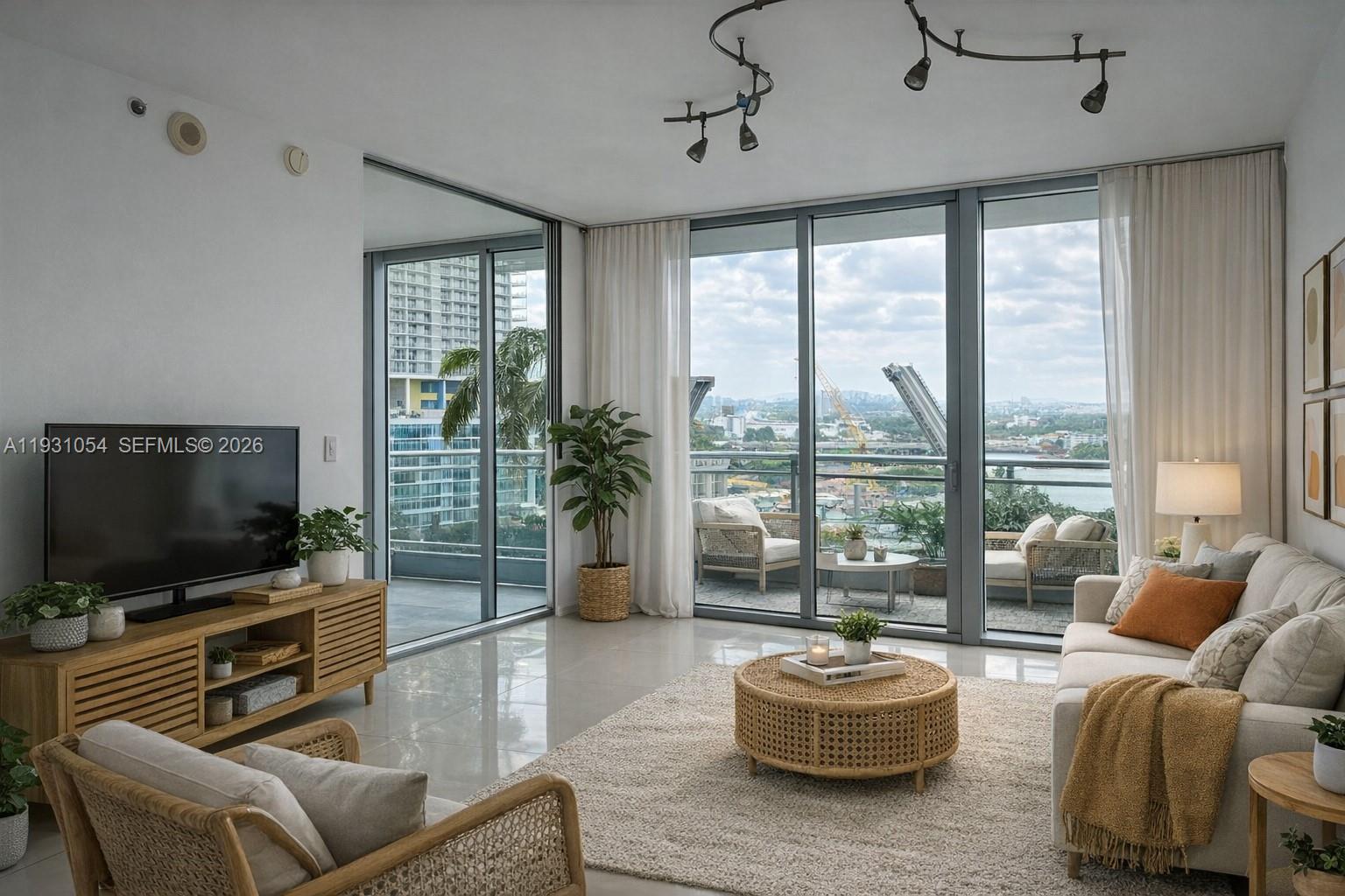 Stunning 1-bedroom residence at Mint Condominiums offering exceptional value for both end-users and investors. Located in the heart of Brickell, this bright and modern unit features an open floor plan, floor-to-ceiling glass, a spacious primary suite, in-unit laundry, and a deep balcony with gorgeous city and river views. The kitchen is equipped with stainless steel appliances, Italian cabinetry, and ample storage, creating a clean and contemporary living experience.

A perfect turnkey investment opportunity, the property comes with an excellent tenant already in place, providing immediate income from day one. Mint is one of the most desirable buildings in the Miami River District, with resort-style amenities including a fitness center, pool, spa, sauna, 24-hour security, valet, and private gated access.

Just steps from Brickell City Centre, world-class dining, the Financial District, and major highways, this location offers unmatched convenience and long-term appreciation potential.

Whether you're looking for a strong-performing rental property or a beautiful Brickell residence, Unit 1408 delivers comfort, lifestyle, and steady returns.

*Photos have been virtually staged

Financing Available – Contact Listing Agent for lenders experienced with this building