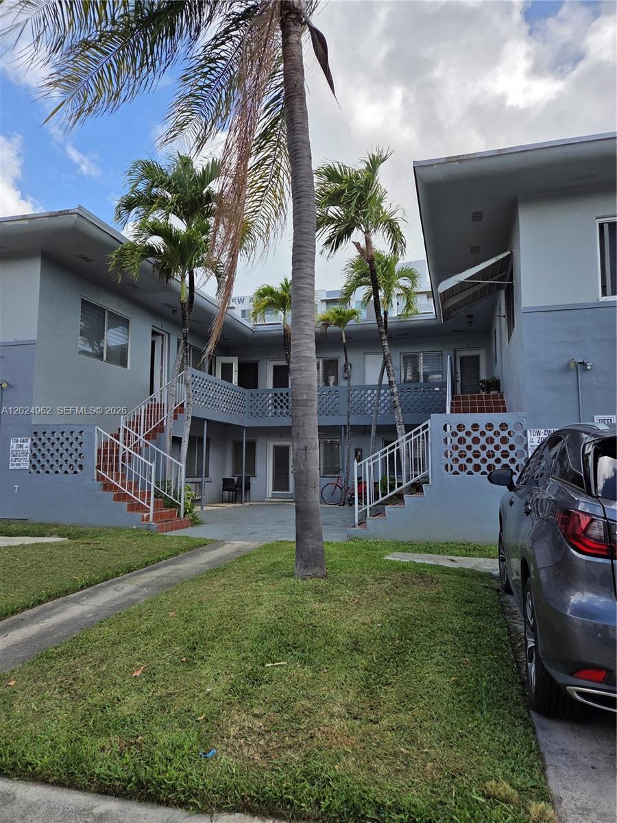 two-story property half block west of Biscayne Blvd features 8 apartments, 6 units with 1 bedrooms and 1 bathroom, and 2 units with 2 bedroom and 1 bathroom.
According to City of Miami zoning and municipal planning amendments for this exact corridor (NE 82nd Street and NE 82nd Terrace, just west of Biscayne Boulevard), the properties are designated as T5-R (Urban Center - Restricted) Great location for new construction or remodeling for increasing rents.