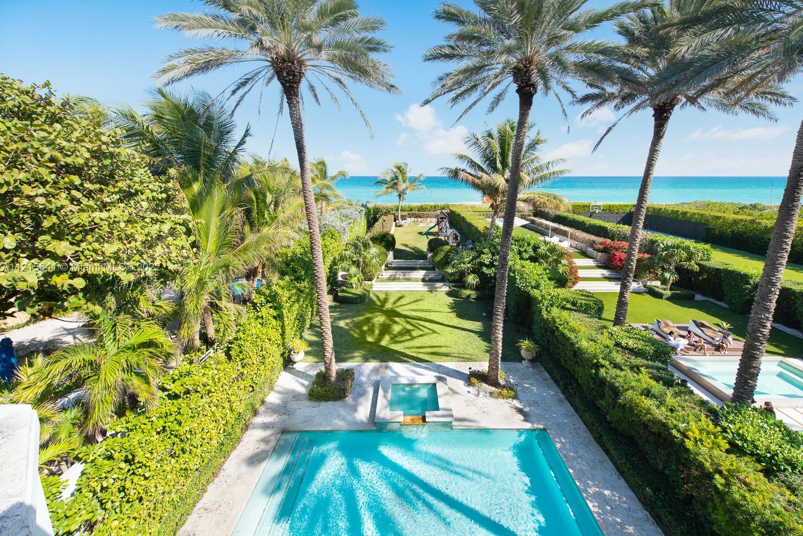 Perfectly nestled in Miami Beach’s exclusive Altos Del Mar, this gorgeous Spanish Mediterranean estate combines brilliant design and timeless elegance. Boasting 7br and 7.1ba, this is a rare opportunity to settle in Miami’s only gated Oceanfront residential community. The three-story manor occupies 7,069 sq. ft. of luxury on the 16,000 sq. ft. lot and features resort-style amenities including a chef’s kitchen with a La Corneu range and marble counter tops, wine cellar, entertainment room, elevator, and cozy fireplace. The spacious outdoor entertainment deck encompasses a summer kitchen, stunning garden, expansive pool, and private ocean access.