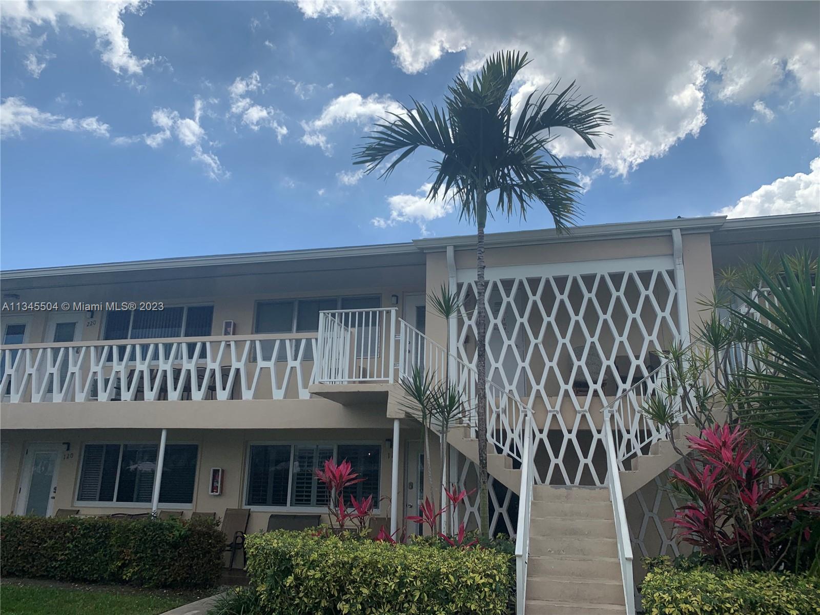 LOWEST PRICE on one of the LARGER UNITS in this building.  NICELY UPDATED with NEWER KITCHEN & BATHROOM tile floors throughout. This unit comes complete with FURNITURE & ELECTRONICS & MORE. Bring your CLOTHES & you can MOVE RIGHT IN & ENJOY the POOL & the RELAXING LIFESTYLE of this 55+boutique building & live in the BOOMING AREA of HALLANDALE BEACH !!  TONS of RESTURANTS & ENTERTAINMENT nearby. Do you like to GAMBLE?? You have your choice of 2 CASINOS (GULFSTREAM RACETRACK & the BIG EASY) are within WALKING DISTANCE &  HARD ROCK CASINO is only a 15 minute drive away. VERY LOW monthly HOA FEES make this super affordable to live year-round or  for vacation.  HOA OWNS LAND & allow FRIENDS & FAMILY to USE for 8WEEKS PER YEAR. DON'T MISS THIS ONE
BEAUTIFUL HALLANDALE BEACH is a 5 min. drive.