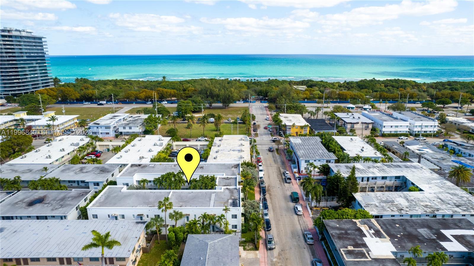 **MOVE IN SPECIAL FOR QUALIFIED APPLICANTS!** Move-in NOW with just 2 months!**Experience the luxury of this top-floor apartment with stunning views of a tropical oasis! This modern unit boasts designer finishes, IMPACT windows & doors, waterproof flooring, spacious living areas, a sleek kitchen with quartz countertops & SS appliances including a dishwasher and a microwave, a beautiful bathroom, central A/C and premium light fixtures. Enjoy landscaped grounds, a secure open-air lobby, breezy walkways, and on-site laundry. Steps from North Beach Oceanside park and close to the beach, Surfside, and Bal Harbour shops. Pets welcome! *Water billed accordingly.* Check out our VIRTUAL TOUR!