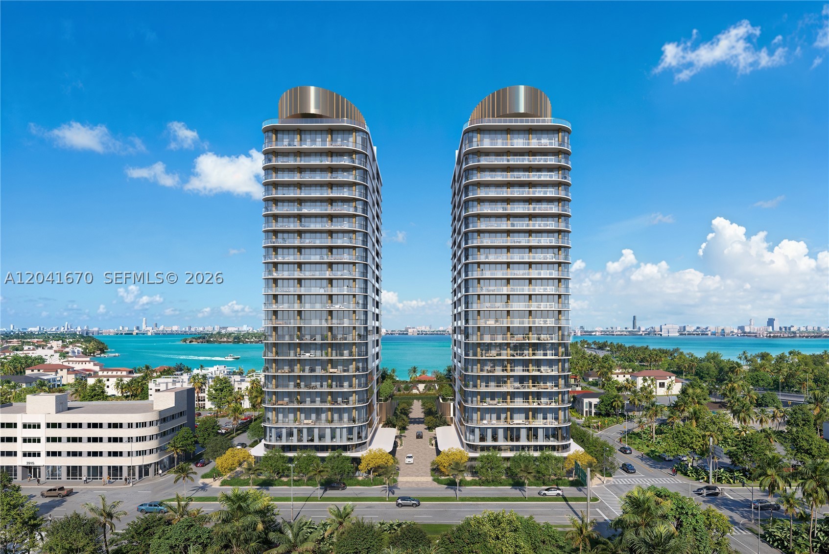 Located at the gateway to the ultra-high end Miami Design District, Kempinski Residences Miami Design District will feature two 23- story towers with 64 private residences, along with 6 townhomes and 17 guest suites exclusively for sale to residents. The residences will range from two to four bedrooms, with interiors measuring approximately 2,100 to 3,100 square feet and total living areas of up to 3,700 square feet. Expansive terraces will offer sweeping views of Biscayne Bay and the Downtown Miami skyline.