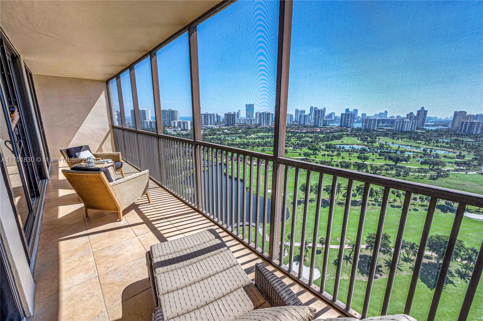 Best investment opportunity in Aventura with a tenant in place and income-producing. Enjoy this fabulous Aventura penthouse located in the heart of the city, offering stunning golf, water, and city views from every room. This fully remodeled residence features two bedrooms, two full bathrooms, a brand-new chef’s kitchen, formal dining room, spacious den, custom California closets, and a rare XL balcony the length of the condo. 24-hour security, no assessments, and updated & modernized hallways, brand-new elevators, a pool, and a fitness center. Ideal as an investment, full-time residence or exceptional vacation home, located within walking distance to Aventura Mall, schools, cafés, parks, and places of worship. A truly incredible opportunity not to be missed & easy to show.