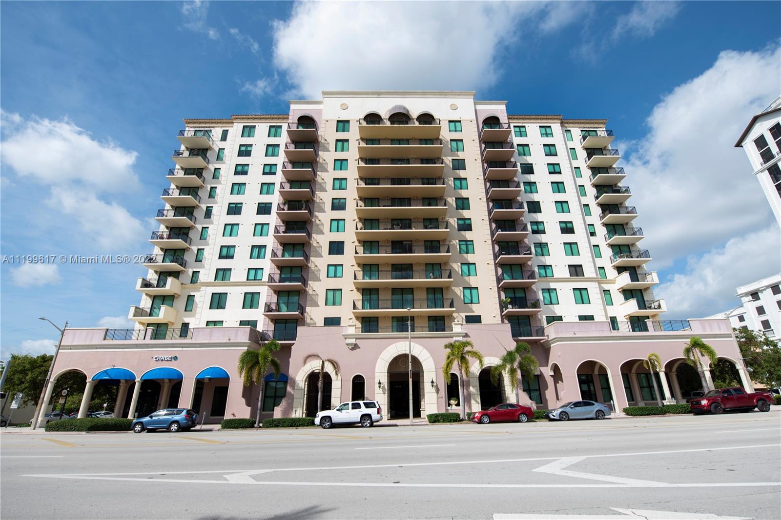 CORNER UNIT IN CORAL GABLES, ONLY BLOCKS OFF MIRACLE MILE AND RIGHT ON PONCE DE LEON. MINUTES FROM MERRICK PARK AND WALK TO EVERYTHING. CLOSE TO THE AIRPORT. BEAUTIFUL VIEW TO DOWNTOWN BRICKELL. INCLUDES WOOD CABINETS IN KITCHEN AND BATHROOMS, GRANITE COUNTERTOPS IN KITCHEN, MARBLE COUNTERTOPS IN BATHROOMS, AND ALL STAINLESS STEEL KITCHEN APPLIANCES. IMPACT WINDOWS. 2 PARKING SPACES (ASSIGNED).