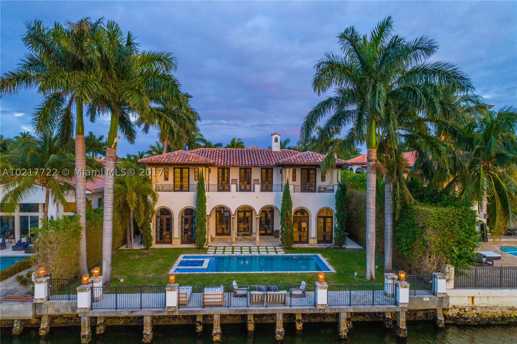 This majestic Golden Beach mansion sits upon 75 feet of prime waterfront directly on the intracoastal waterway. Done to the nines, in turn key condition, this home is filled with contemporary touches and a classical feel. Immaculate, with massive, well designed rooms, and endless water views, this is the best of the best. Boasting a private police department, private beach access for residents, and groomed parks and sidewalks, Golden Beach is of the most exclusive neighborhoods in South Florida.
