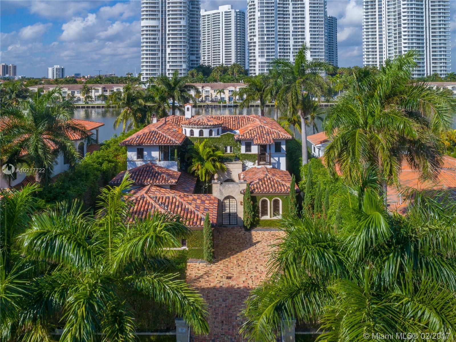 This majestic Golden Beach mansion sits upon 75 feet of prime waterfront directly on the intracoastal waterway. Done to the nines, in turn key condition, this home is filled with contemporary touches and a classical feel. Immaculate, with massive, well designed rooms, and endless water views, this is the best of the best. Boasting a private police department, private beach access for residents, and groomed parks and sidewalks, Golden Beach is of the most exclusive neighborhoods in South Florida.