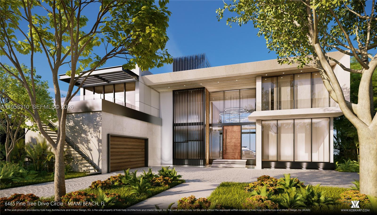 Just steps from the gates of La Gorce Island and the newly renovated La Gorce Park, this oversized 16,500 sq. ft. lot offers 102 ft. of direct water frontage with no fixed bridges, providing unobstructed boating access and exceptional privacy.

The property is ideally suited for new construction, with nearly permit-ready plans by world-renowned architect Kobi Karp for an approximately 7,500 sq. ft. luxury waterfront residence, allowing for an accelerated development timeline. The existing 6-bedroom, 5.5-bath residence spanning approximately 4,642 sq. ft. is being sold for land value, offering flexibility for immediate redevelopment. Buyers may elect to demolish and build new or hold the property short-term while advancing plans and permits.

Surrounded by Miami Beach’s most prestigious estates, this offering combines rare lot size, substantial water frontage, and a prime location. 6465 Pine Tree Drive Circle represents a unique opportunity to secure a high-caliber waterfront site with strong redevelopment potential in one of Miami Beach’s most desirable enclaves.