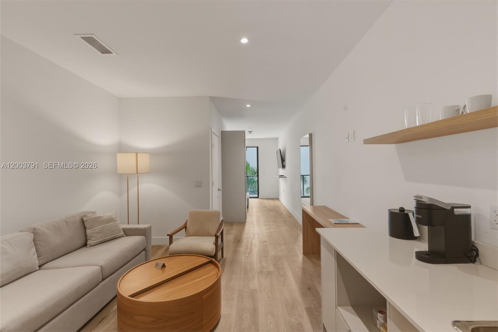 This sophisticated and fully-furnished studio, located at Smart Brickell, offers the perfect opportunity for investors looking to capitalize on short-term rentals. Completed in 2022, the property combines modern design with high-end finishes, including Bosch appliances, in-unit washer/dryer, and contemporary fixtures. The condo boasts a spacious living area with sleek wood flooring, creating a warm, inviting atmosphere.

The building offers an extensive array of resort-style amenities, such as two pools with a bar, a rooftop lounge/skybar with panoramic views of the Miami skyline, a fully-equipped fitness center, a sauna, and a spa for ultimate relaxation. Guests and owners can also enjoy dining at Soca Café, located within the building.

Located in the heart of Brickell, one of Miami's most vibrant neighborhoods, Smart Brickell is just steps away from Brickell City Centre and Mary Brickell Village, offering a variety of dining, shopping, and entertainment options. The condo’s prime location, combined with its top-tier amenities, makes this property an ideal choice for anyone seeking both luxury and convenience. HOA fees cover all utilities, ensuring a hassle-free experience for owners. This is an excellent investment opportunity in Miami's financial district, perfect for those seeking a property that balances style, functionality, and income potential.