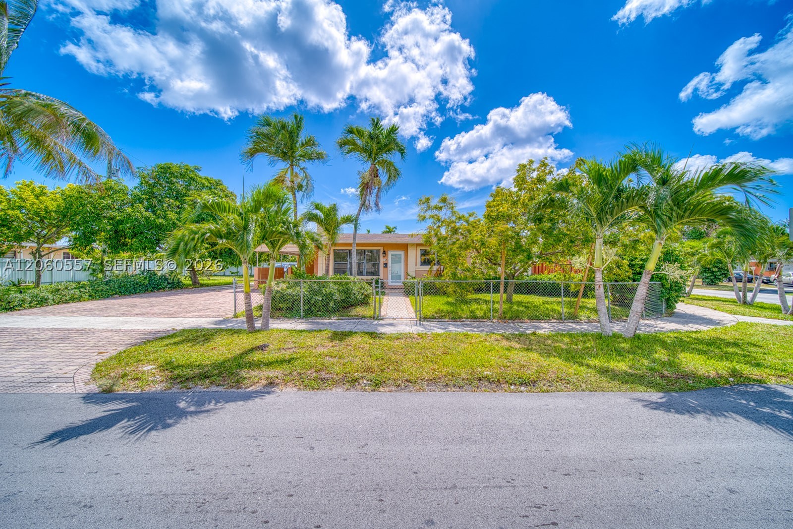 Welcome to Miami Gardens this updated oversized corner Lot home features 3 Beds 2 full baths, with a fully updated kitchen, new porcalain floors, updated bathrooms, freshly painted, New pavered driveway, Carport, completely fenced in, enoy Mature fruit trees, close to shops, great schools, Hardrock stadium, 10 mins from the airport and close to downtown!
