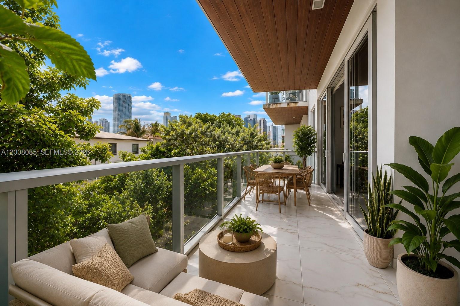 A rare opportunity to own within one of The Roads’ most design-forward boutique buildings, just moments from Brickell yet tucked away in a quiet residential setting. Residence 208 at Eleven in the Roads offers the perfect balance of modern luxury, privacy, and walkable urban living. This spacious 3bd/3ba home features soaring 11-foot ceilings, expansive floor-to-ceiling glass, and an open-concept layout filled with natural light. Thoughtfully designed interiors include Italkraft cabinetry, Bosch appliances, quartz countertops, custom closets, double window treatments, and refined contemporary finishes throughout. Unlike a traditional high-rise experience, Eleven in the Roads offers an intimate boutique atmosphere with only 24 residences, creating a more private and residential feel while remaining minutes from Brickell, Coconut Grove, Key Biscayne, and Downtown Miami. Ideal for buyers seeking a turnkey, lock-and-leave lifestyle without sacrificing space, design, or convenience, this residence delivers elevated Miami living in one of the city’s most connected neighborhoods.
