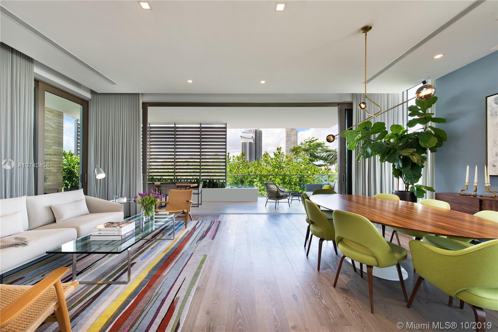 Penthouse 1 at Louver House, a new boutique building designed by Rene Gonzalez amidst South of Fifth’s tree lined Meridian Ave offers a garden setting.  This unique PH features 3 bedrooms, 3.5 baths, a private rooftop terrace and spa, and expansive terraces offering seamless indoor/outdoor living.  With 10’+ ceiling heights, 2,400 SF interior this beautifully designed smart home features private entry, Ornare kitchen and baths, Custom closets and mill-work by CA Closets, European wood floors, and the finest interior design.  Gated entry, 24-hour doorman, 2 assigned parking spaces, rooftop garden and infinity edge pool, gym and beach service.  This South of Fifth location is steps from the most exclusive restaurants in Miami Beach.