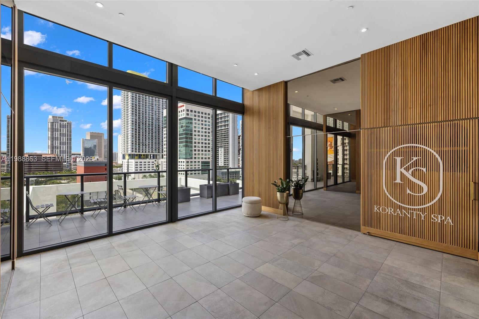 Rare chance to own a luxury Spa & Gym commercial space in prime Brickell at Smart Brickell. Beautifully built out with terrace, sauna, massage rooms, modern finishes, and panoramic skyline views. The property includes 2,704 SF of interior AC space and 1,183 SF of private terrace (3,887 SF total), creating a unique indoor-outdoor wellness environment rarely available in Miami. Brickell continues to experience strong residential, hospitality, and office growth, driving constant demand for high-quality retail and wellness concepts. Opportunities to acquire commercial spaces in this area are extremely limited, making this a rare investment in one of Miami’s most dynamic urban districts. Located steps from Brickell City Centre, Mary Brickell Village, and major transportation corridors. Currently leased for 3 years, providing immediate income, with possible flexibility to negotiate an early tenant exit if desired by the buyer.
