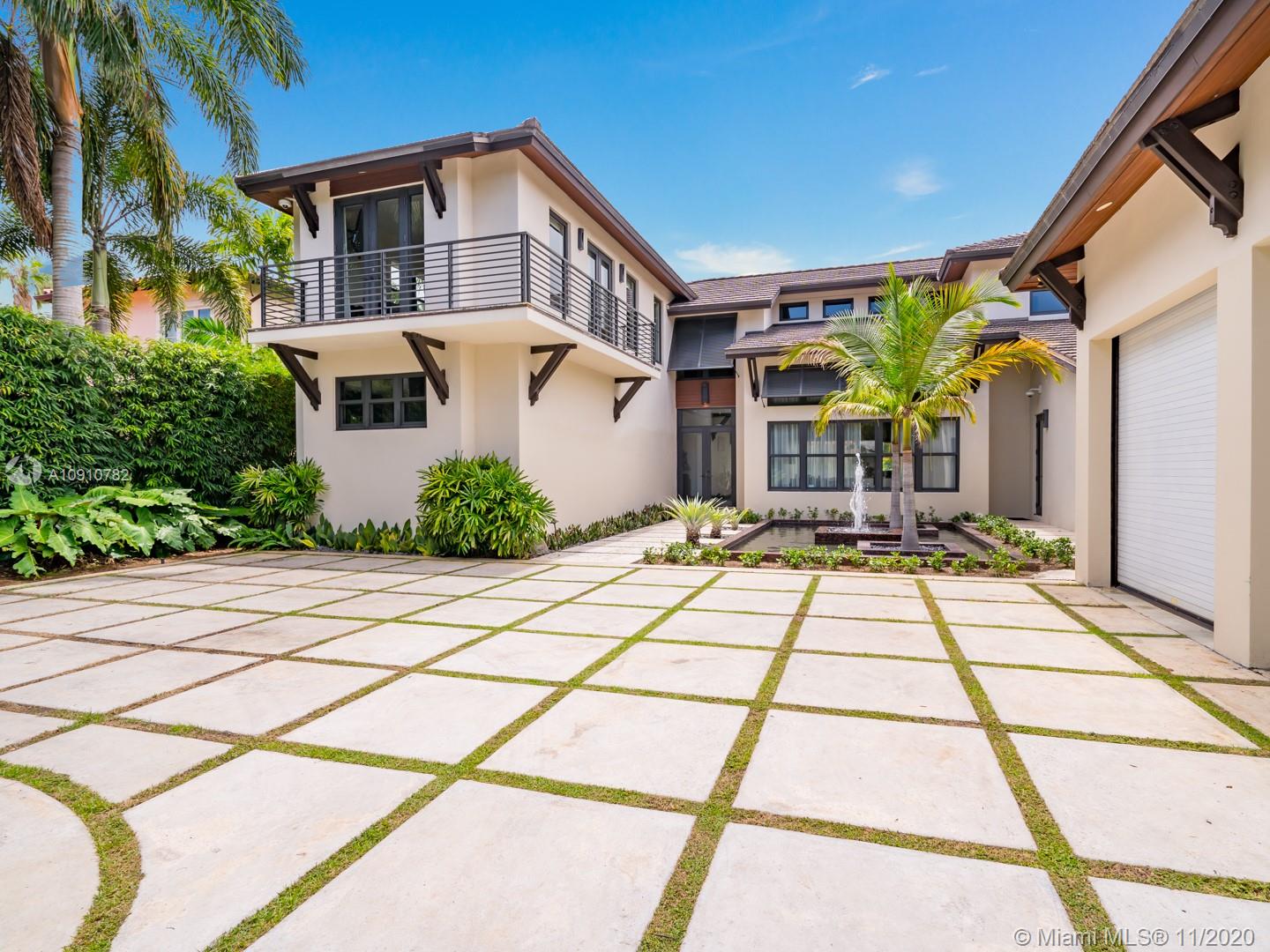 BACK AVAILABLE 3/6/2021!! Re-priced and ready to sell!! 2011 Constructed home just under 6,000 Square Feet with 85' of water frontage located on a private island in Bay Point Estates. Home was built ahead of its time with 25 Foot ceilings, infinity edge Pool/Jacuzzi overlooking the water, Crestron Camera/Audio system, Sub Zero and Miele appliances, Hydraulic Garage Doors including interior car lift allowing three cars to be parked in doors under air. Large Bedrooms throughout allowing this home to be suitable for just about anyone or family looking to enjoy the Miami Lifestyle in one of the most exclusive, secured and gated neighborhoods in the upper east side.