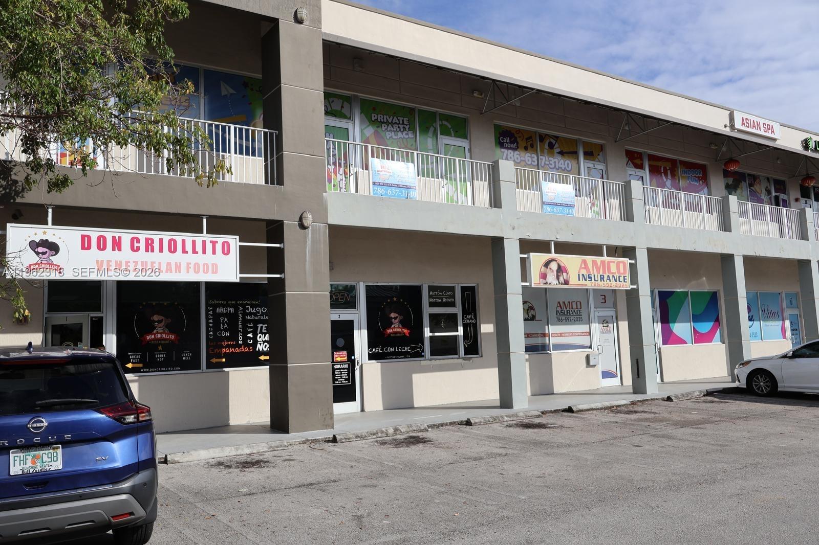 For Sale: Established Venezuelan Restaurant located in the heart of Kendall with 15 years of successful operation.Fully equipped kitchen, turn-key operation.Rent very competitively.Excellent exposure on a high-traffic corridor, ideal For a Bakery .Pléase do not disturb employees and owner Only by appointment.