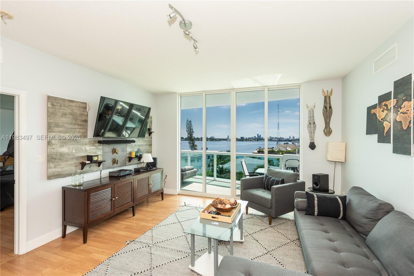 Discover the charm of private island living in this bright and spacious 2-bedroom, 2-bath residence featuring a highly desirable split floor plan in the exclusive gated community of Harbor Island.
This inviting home offers a thoughtfully designed layout filled with natural light, generous living and dining areas, and a private balcony perfect for enjoying the tranquil waterfront surroundings. The split-bedroom design provides excellent privacy, ideal for both comfortable everyday living and hosting guests.
The primary suite offers ample closet space and an en-suite bathroom, while the second bedroom and bath are perfectly positioned to accommodate family, visitors, or a home office.
Harbor Island is a hidden waterfront gem offering a peaceful, resort-style lifestyle surrounded by water and lush landscaping, while remaining just minutes from Miami Beach, Aventura, Bal Harbour, and Sunny Isles. Residents enjoy premium amenities including a waterfront pool, fitness center, marina access, and beautifully maintained grounds.
An exceptional opportunity to own in one of Miami’s most desirable island communities.