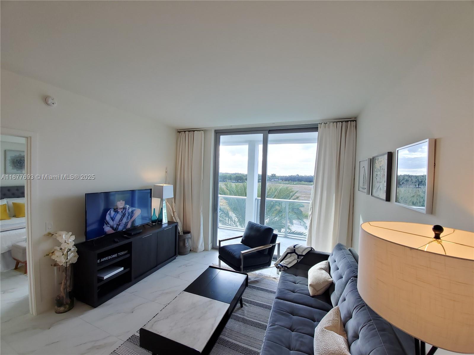 LOWEST PRICED 1 BEDROOM PLUS DEN, 2 BATHROOMS 700 sqft UNIT IN METROPICA!!!  Fully & tastefully furnished with top of the line furniture, decorated & ready for move-in, or short or long term rentals. Over $10K in furnishings included.  Can rent for 90 days minimum 4 times a year, or for 1 year. Large 1/1 plus den unit with balcony. The den has a sofa bed for overnight guests. 2 LED TVs, decoration, silverware, cooking utensils, linen, everything you can imagine comes with it. Washer and dryer in unit. Hurricane impact windows.  Luxurious 2020 building, resort style amenities: state-of-the-art gym, spa, sauna, steam room, business center, kid's room, party room, club room, guest suite, infinity edge pool, jacuzzi, BBQ, 2 tennis, 24 hour security