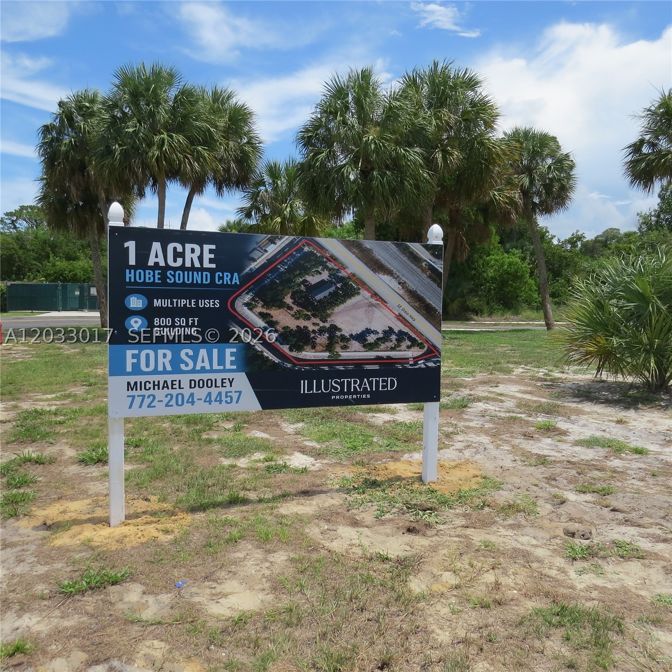 Unique Property. Located on Dixie Hwy south of Bridge Rd. This site is 1 mile from our beautiful Hobe Sound Beach. Downtown is 1/2 mile away. The property surrounding the parcel is now owned by the County of Martin which makes this parcel particularly appealing for a high end multi family development of beween 13 and 14 units. Land Use calls for 15 units to the acre. Infrastructure is very nearly finished! New road, 19 on street parking spaces, sidewalks in, lift station at SE Corner, fire hydrants in place. This equates to approximatley 30% plus of development costs! Give a call and see if this opportunity works for you!