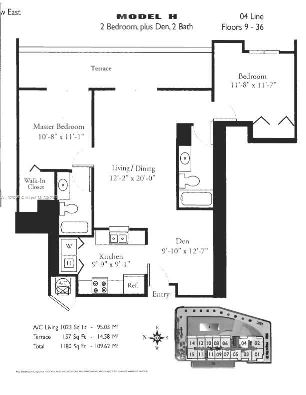 VUE AT BRICKELL CONDO - Residential Lease