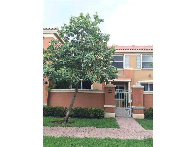 This beautiful and immaculately maintained 3/2.5 boasts granite countertops in kitchen, new wood floors throughout the 2nd floor, tile throughout 1st floor, crown molding, large baseboards, in walking distance to Eugenia B. Thomas K-8 Center and Doral Mea dow Park.  This pet friendly unit is close to Trails and Tails Dog Park (association permits 1 pet up to 40lbs).  This unit is located in front of a beautiful courtyard, which is a great place for children to play.