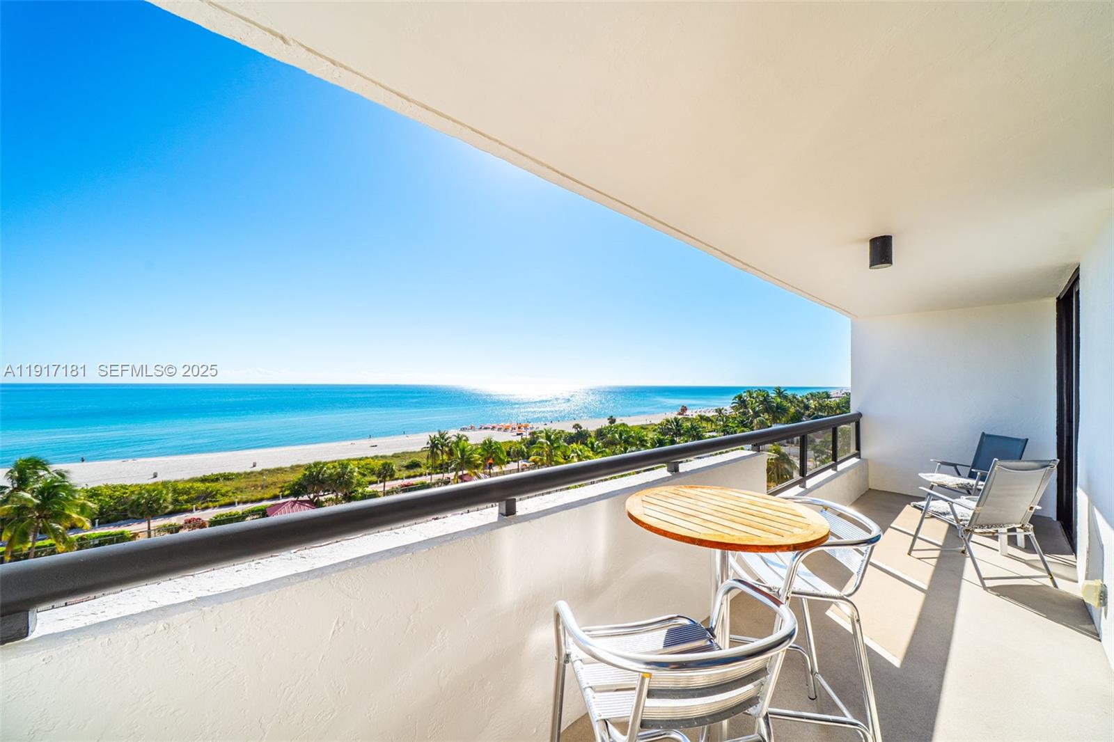 Live with the ocean at your doorstep! This move-in ready 1BD/1BA + DEN beach pad is available fully turnkey & furnished. Offering direct ocean views, a spacious terrace, beautifully updated interiors, custom built closets, and a prime location right on the sand. Half bath no longer in the unit—was converted into a den for added versatility. Laundry room located right next door to the unit for effortless convenience. Passed 40-year recertification!

Club Atlantis offers the perfect blend of beachfront living and city convenience. Residents enjoy resort-style amenities, including a heated oceanside pool, fitness center, sauna, 24-hour security, concierge, valet, and private beach access—all designed for effortless coastal living.

Nestled between the vibrancy of South Beach and the sophistication of Mid-Beach, you’re moments from world-class dining, luxury hotels, boutique fitness, spas, and iconic cultural destinations. Golf lovers are just minutes from the Miami Beach Golf Club, while art enthusiasts can immerse themselves in nearby galleries, The Bass Museum, and the city’s flourishing arts scene.