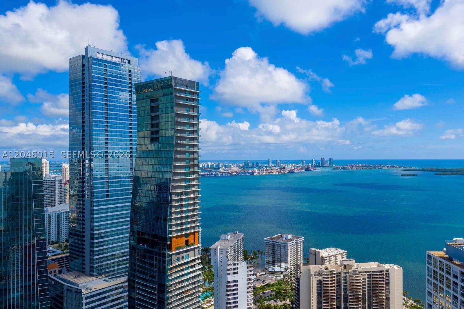Most desirable 1-bedroom line in Echo Brickell Corner Unit Zen & Privacy: Experience unparalleled luxury in thistastefully finished corner residence at the boutique Echo Brickell. Spectacular Views: Floor-to-ceiling windowsthroughout the entire living area offer breathtaking sunsets and panoramic views of Biscayne Bay and the lush cityskyline. Gourmet Kitchen: The unit features a custom Italian kitchen equipped with a built-in Miele espressomaker, Sub-Zero/Wolf appliances, and elegant marble countertops. Outdoor Living: A deep, oversized terraceincludes a built-in summer kitchen with a barbecue, perfect for outdoor entertaining. Smart Technology: Fullyintegrated Apple-based smart home technology allows you to control audio, lighting, and electronic shades directlyfrom your device. Elite Finishes: Modern marble flooring throughout, custom-built closet shelving, and asophisticated foyer entryway for enhanced privacy. World-Class Building Amenities: 33rd Floor Infinity Pool:Suspended infinity-edge pool with resort-style poolside service, food, and beverage. State-of-the-Art Fitness: A4,000 sq. ft. gym and spa equipped with Peloton. Exclusive Services: 24/7 concierge, valet parking, andcomplimentary pet-walking services. On-Site Dining: Ground-floor access to Rosetta Bakery and Joe & The Juice.