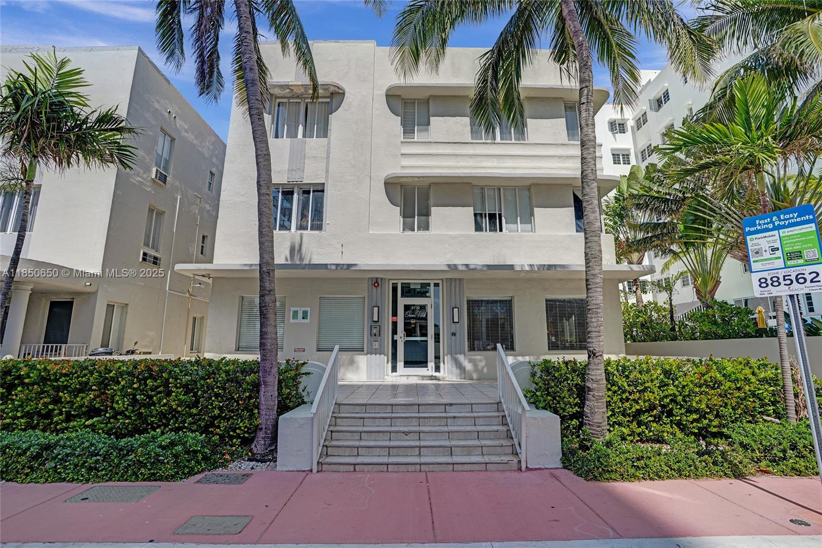 Ground-level studio condo just steps from the beach! Located in a prime Miami Beach location on Collins Avenue. Perfect as a pied-à-terre, vacation getaway, or investment property as Airbnb and short term rental allowed. Building allows short and long term rentals with no restrictions. Enjoy walking distance to the ocean, boardwalk, shops, and dining. Low-maintenance living in a boutique building with laundry on-site. Live where others vacation!