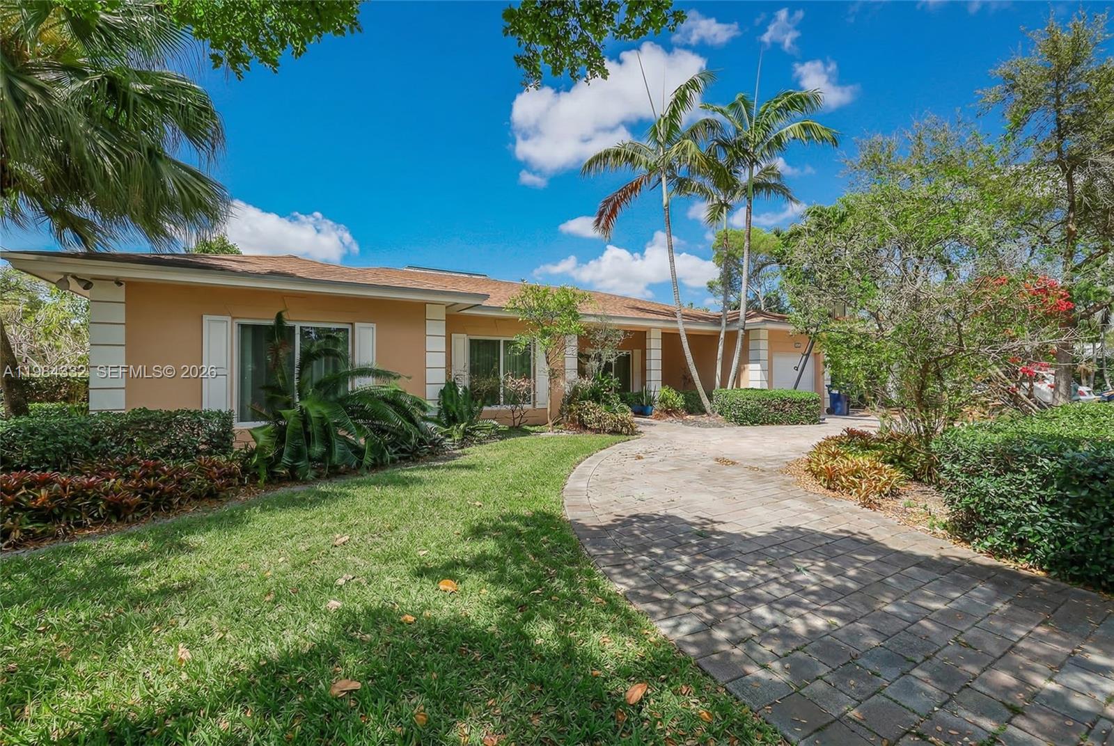 Spectacular Custom-Built Corner Pool Home in Adorable Miami Springs. Soaring 9 Foot Ceilings Throughout, Bright Light, Flowing Spaces. Large Main Living Room is Beautifully Complemented by Open-Air Atrium, Flooding the Interior with Natural Light. Epic Family Room w/ True Naturally Textured "Pecky Cypress" Paneling, Fantastic Built-In Wet Bar and Tranquil Pool Views. AMAZING LAYOUT W/ SO MANY FEATURES. PERFECT Grand Primary Suite, TWO FULL SIZE WALK-IN CLOSETS W/ CUSTOM ORGANIZERS and Spectacular Master Bath, Ready for Your Finishing Touches. Amazing Pool w/ SUMMER KITCHEN and CABANA BATH and NEWER SCREENED PATIO. SPECTACULAR CORNER LOT, Large Driveway, Double Enclosed Back, FULL CONCRETE PERIMETER FENCE, Lush Landscaping. Only 6 Homes Per Block - Rare+COMPLETE PRIVACY - Compared to Typical 7 to 9. Countless Recent Upgrades: ALL IMPACT WINDOWS & DOORS (Huge Insurance Savings + Peace of Mind), 2 Newer Central ACs - Carrier and Rheem '22, Renovated Kitchen w/ KitchenAid Appliances '23, NEWER ROOF '19, 2 Guest Baths Renovated '15, 3 New TOTO TOILETS '23, Pool Resurfaced '15, Freshly Painted Inside+Out, 37 Leviton/Lutron Switches '26, Dedicated Laundry, NO HOA and NON FLOOD ZONE (Huge Savings and Peace of Mind) and Garage and Functional Central Vacuum, ETC, ETC, ETC! A++ Location: Walk 4 Blocks to Springview Elementary, Bike to Miami Springs Circle along Trails for Lunch, 13 Mins to Wynwood, 10 to MIA Airport, 18 to Brickell, 20 to Miami Beach. Call Today!