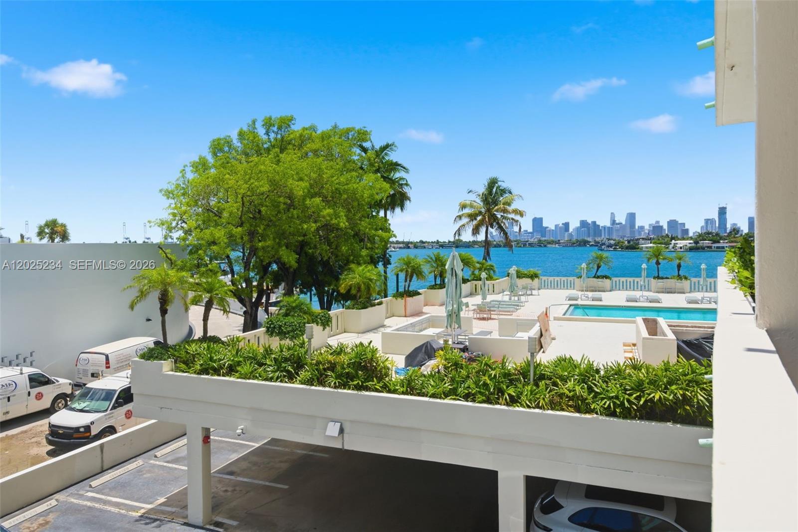 Experience elevated Miami living in this fully remodeled residence on prestigious Belle Isle, offering breathtaking bay and downtown skyline views. This immaculate 1-bedroom, 1 full bath + 1 half bath home blends modern elegance with effortless coastal living. Featuring an open-concept layout with high ceilings and abundant natural light, the residence showcases sophisticated finishes, warm wood flooring, and a bright, airy ambiance throughout. The designer kitchen is thoughtfully appointed with quartz countertops, custom cabinetry, and stainless steel appliances, seamlessly flowing into the living and dining spaces—perfect for both everyday living and entertaining. Located in an iconic Morris Lapidus building on the sought-after Venetian Islands, residents enjoy resort-style amenities including 24/7 front desk service, fitness center, waterfront pool, and assigned parking. Ideally situated just steps from The Standard Hotel and within walking distance to Sunset Harbour, top dining, boutique shopping, fitness studios, Publix, Trader Joe’s, and Lincoln Road. Whether as a primary residence, vacation retreat, or investment opportunity, this turnkey residence offers luxury, convenience, and the best of Miami living. Water, cable, and internet.