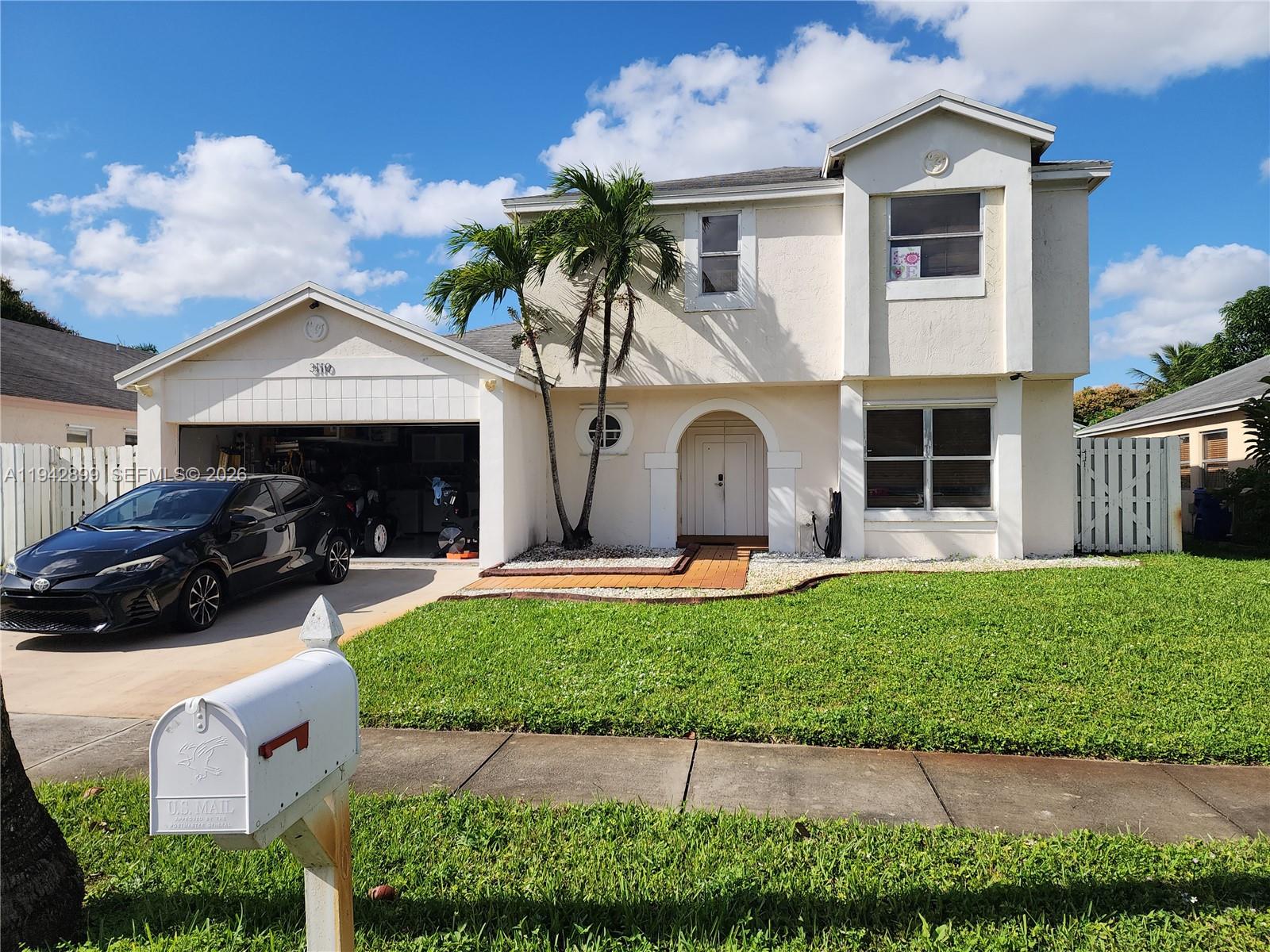 Welcome Home. Features 4 bedrooms 3 full Baths, den (movie room/office), can be converted to 5 bdrm (can become a 5th bedroom). Kitchen fully renovated with island, 2 renovated bathrooms, 2-car garage, nice size driveway.