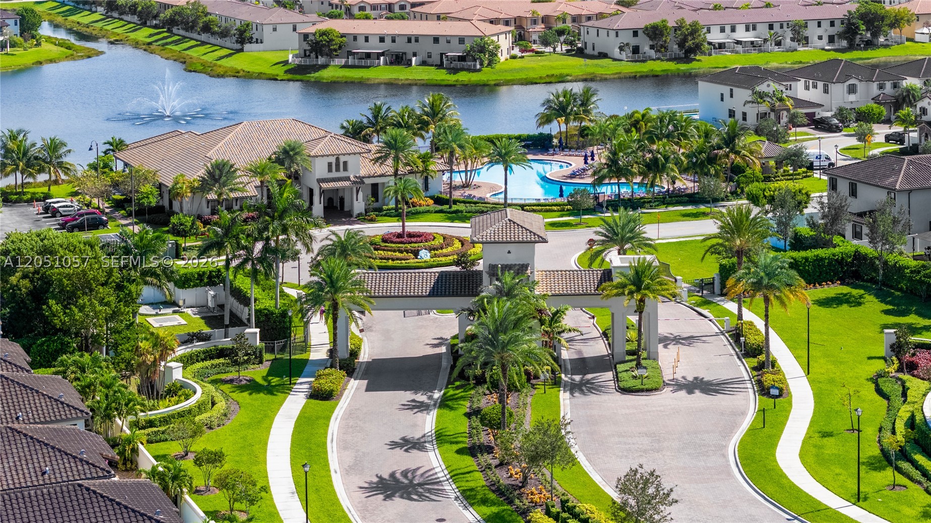 An absolute gem in gated Bonterra! Beautiful 5 bed 3 baths corner home in the exclusive community of Bonterra just minutes from Miami lakes. Home features a functional lay-out with a full bedroom and full bathroom downstairs, fully repainted interior, upgraded kitchen, beautiful tile downstairs, high-quality vinyl upstairs, redone stairs, zebra and black-out blinds, upgraded scenic lighting, large primary suite, great closet space, water filtration system, HALO air purification system, and more. Exterior features pavered patio area with green area for children or adults to play, 2 car garage, new exterior fence, shutters and more! What about the community? Gated entry, pool, fitness center, basketball courts, soccer field, community park. Convenient access to the palmetto Expressway, gratingly parkway, I75 and Florida's Turnpike. Resort-style community close to all the action this city has to offer. See it today!!! Closings costs available from full price towards buyer's buy downs and closing costs.