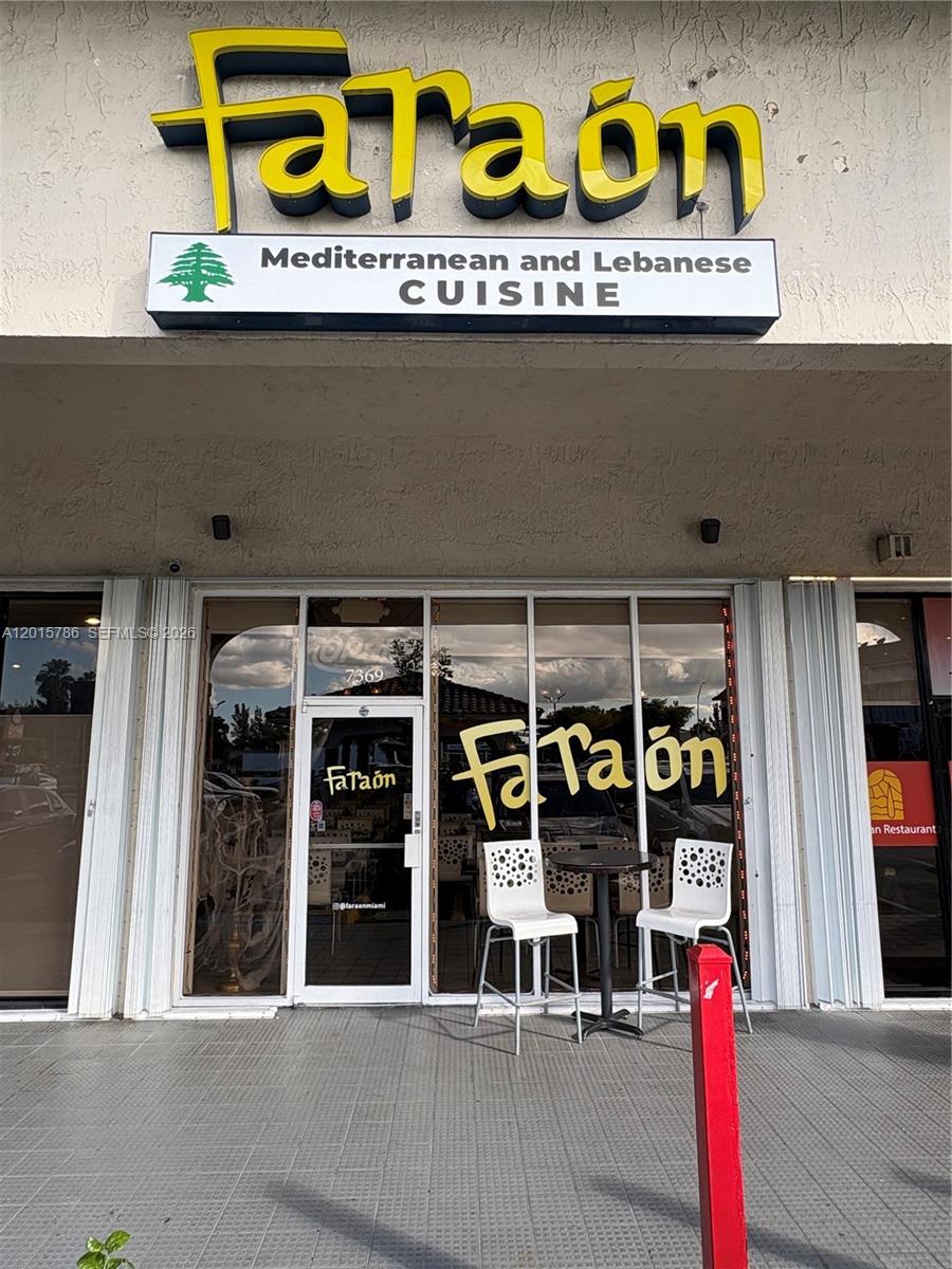 This Restaurant is a turnkey, fully equipped Lebanese/Mediterranean restaurant operating in a high-visibility shopping plaza in Doral (just minutes from Miami International Airport and surrounded by hotels and dense commercial traffic). Established a decade ago and owned by the current operator for the past five years, the business has built a loyal customer base, strong online reviews, and consistent revenue streams of approximately $500,000 annually. The well-appointed space seats 50 guests, includes a licensed kitchen, and is staffed by six experienced employees. Ample adjacent parking adds to the convenience and appeal for diners. Seller is motivated due to health reasons.