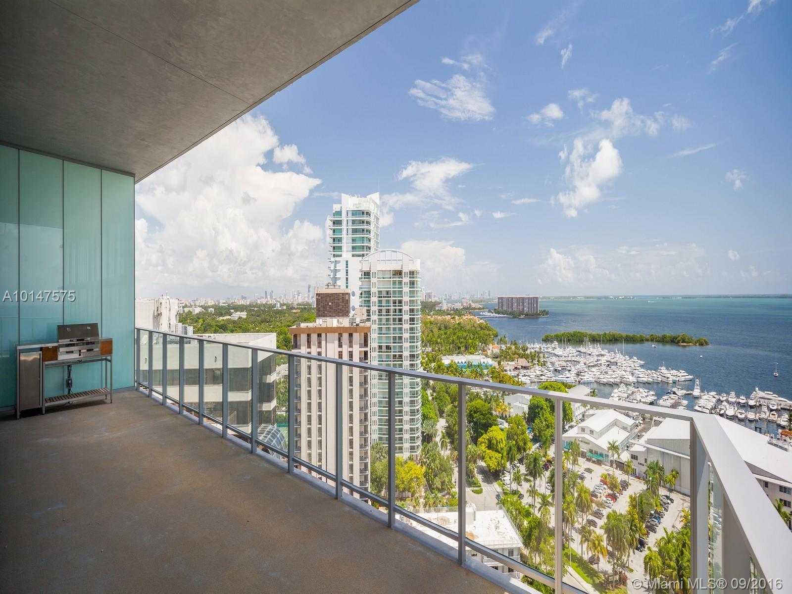 LIVE AT THIS GROVE AT GRAND BAY SPECTACULAR UNIT. WITH ITS TWISTING, DANCING GLASS TOWERS THAT ALLOW FOR PANORAMIC VIEWS OF BISCAYNE BAY AND THE MIAMI SKYLINE. ENJOY TOP OF THE LINE APPLIANCES AND AMENTIES. THIS UNIT IS DESIGNER READY, MIELE APPLIANCES, 12 FT CEILINGS, MARBLE BATHROOMS, A DEN, 2 PARKING SPACES. ENJOY AN ON SITE RESTAURANT ONLY OFFERED TO RESIDENTS, SPA, CONCIERGE SERVICES, FITNESS CENTER, AND MUCH MORE.