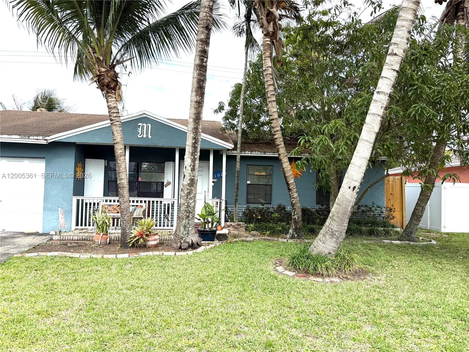 Great opportunity to own a spacious one-story 3-bedroom, 2-bath home in the desirable North Lauderdale Village. This property offers comfort, functionality, and long-term potential—with no HOA or maintenance fees, making it ideal for both homeowners and investors.
The home features an open-concept living and dining area, a kitchen with stainless steel appliances, and a generously sized laundry room. Partial hurricane shutters provide added storm protection and potential insurance savings. 
Step outside to enjoy a private pool, covered patio area, and a large backyard—perfect for outdoor living, entertaining, or future expansion. Ample parking adds to the home’s convenience.
Centrally located near schools, shopping, dining, and major roadways for easy commuting. Priced to sell and ready for its next owner to add a personal touch. BACK TO THE MARKET!!!
Buyer and buyer’s agent to verify all information and conduct their own due diligence.
Easy to show! Go to showing Time!