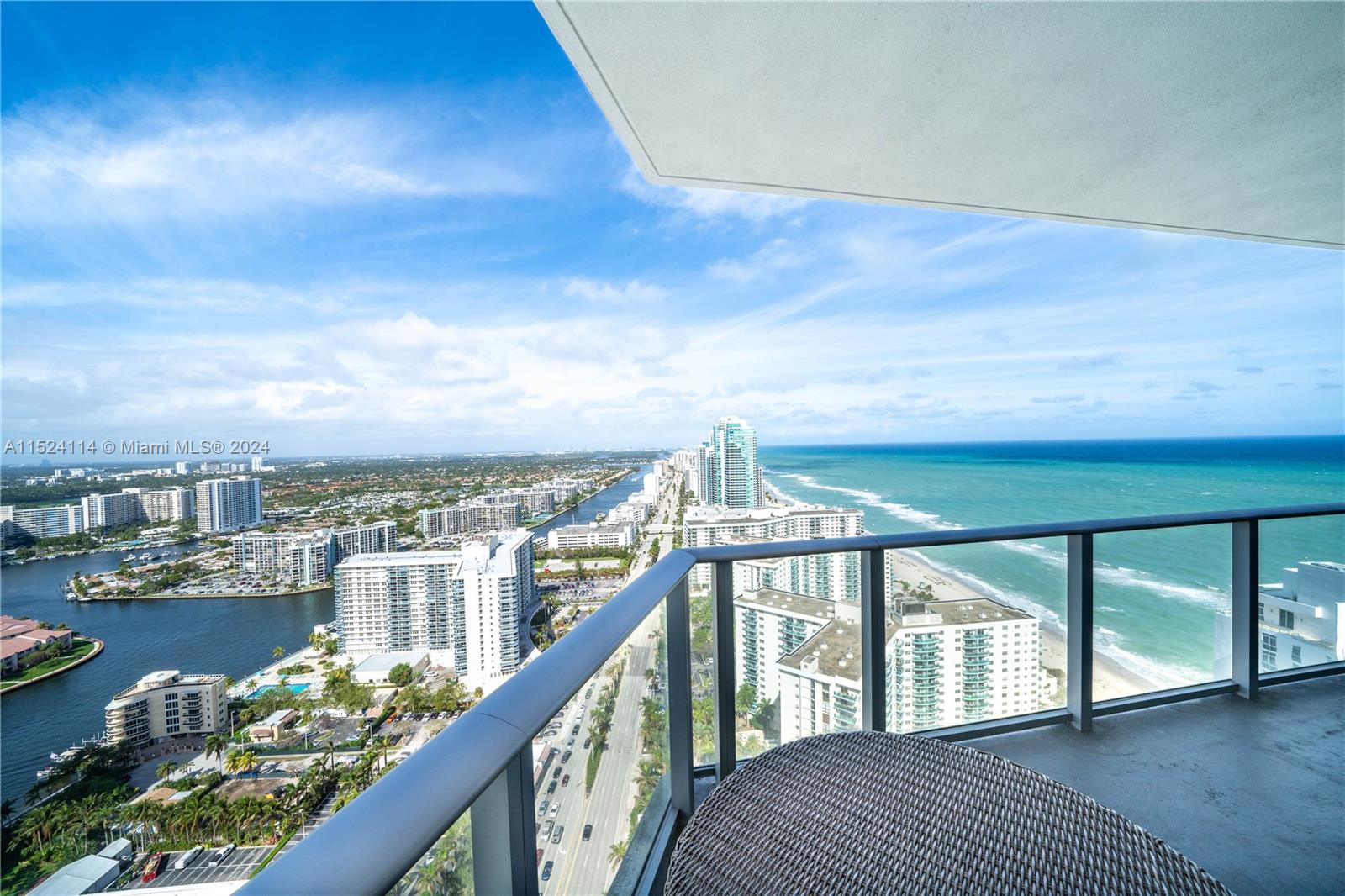 Hyde Beach Resort Unit #3112 – Oceanfront Corner with Breathtaking Views. Experience beachfront living in this high-floor corner unit offering sweeping 180° views of the Atlantic Ocean and Intracoastal from an expansive wraparound balcony. Fully furnished, this residence features in-unit washer/dryer and is one of the few properties with no rental restrictions, ideal for Airbnb and short-term rentals. Enjoy five-star resort amenities: private beach club, infinity pools, spa, gym, on-site restaurant/bar & full beach service. 
Maintenance includes electricity, cable, internet, and water. Located directly on the sand and ideally between Miami and Fort Lauderdale, just minutes from Aventura Mall and world-class dining. A rare opportunity for both lifestyle and income!