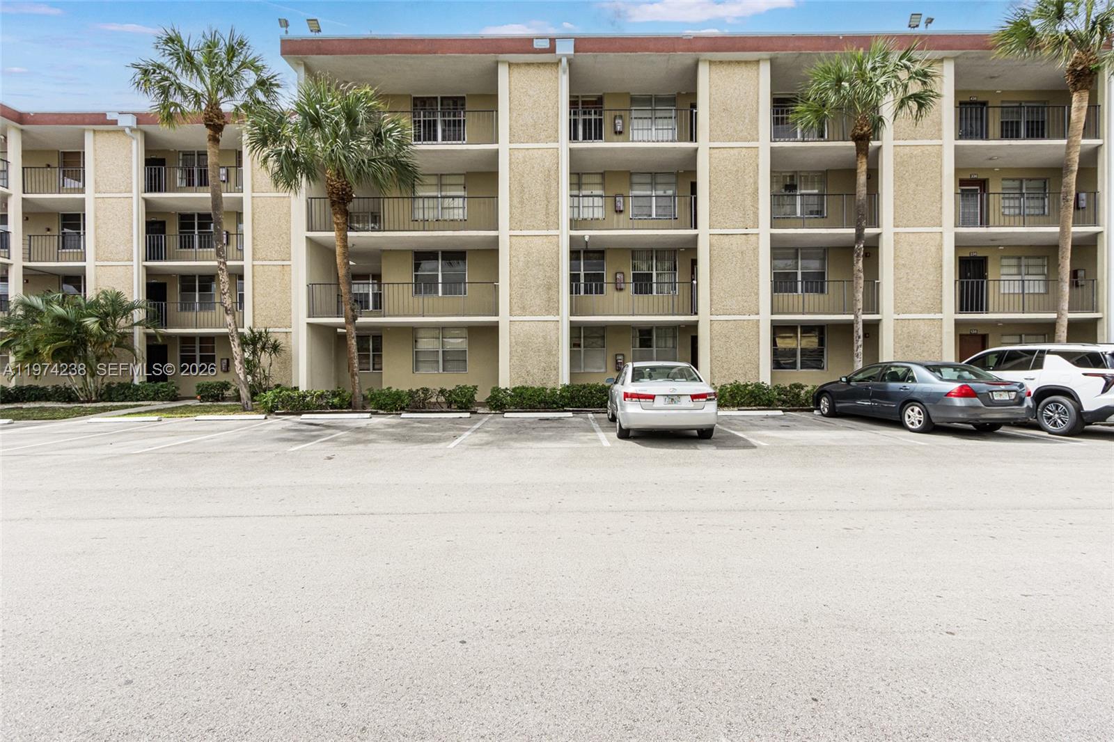 Discover easy living in this well-kept 2-bedroom, 2-bath condo featuring a desirable split-bedroom layout, located on the second floor of a secure 55+ gated community.

The home offers a bright kitchen with space for casual dining, spacious bedrooms including a primary suite with a walk-in closet, and a large screened balcony overlooking the courtyard, pool, clubhouse, and barbecue area—perfect for relaxing or entertaining. Furniture is available, making this an excellent opportunity for a move-in-ready purchase.

Ideally positioned near shopping, dining, medical facilities, the beach (approximately 6 miles away), and only a short drive to the airport. A fantastic opportunity—schedule your showing and bring your offer.