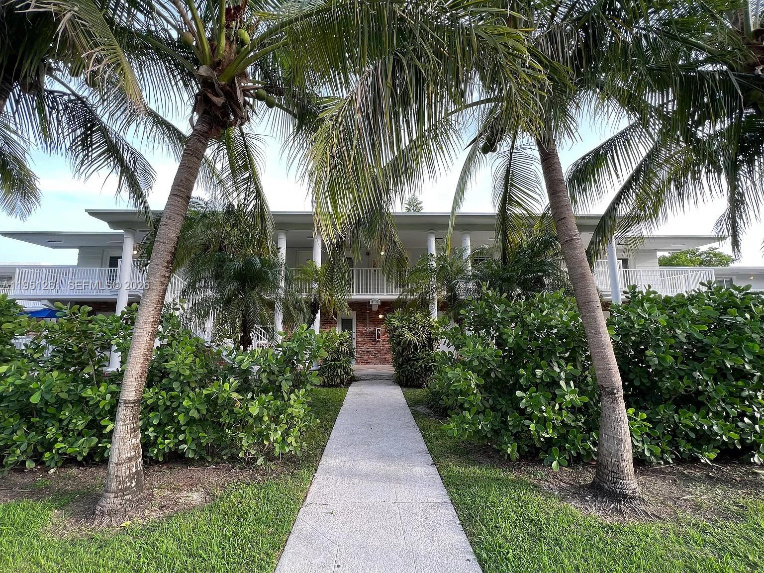 Fully furnished studio apartment located on Crandon Blvd, within walking distance to Winn Dixie (across the street), restaurants, stores, the beach, and everything Key Biscayne has to offer. Well-maintained unit with beautiful greenery and a private pool. One assigned parking space and a communal laundry facility. Great bedroom size and walk-in closet.
