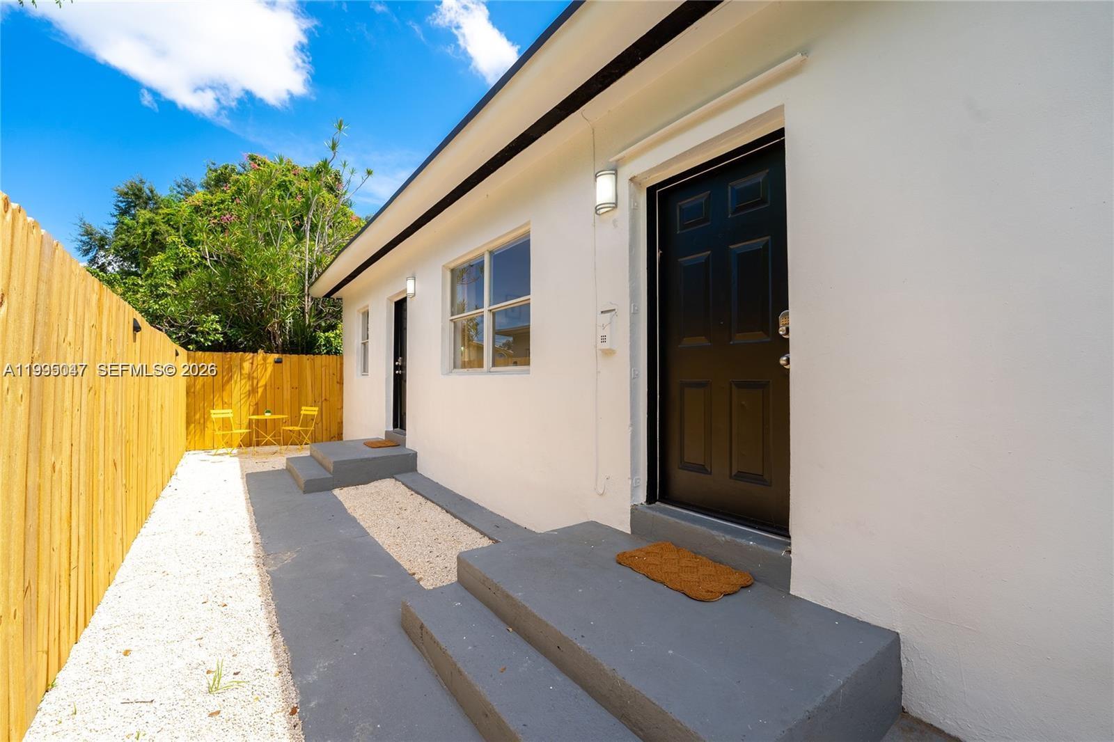 Fully rented property collecting $3,937/m. Total gross annual income of $47,244. 

Unit 1 leased at $2,037 per month (utilities paid by the tenant) and Unit 2 leased at $1,900 per month (utilities included). 

Excellent investment opportunity in Miami. Duplex featuring two identical 1-bedroom, 1-bathroom units. Each unit offers a private patio and private laundry, highly desirable features for tenants. Turnkey Residential Income property with immediate cash flow and no deferred maintenance. Ideal for investors seeking stable income and long-term hold potential. Located in a residential area with strong rental demand and convenient access to major roads, transportation, and local amenities.