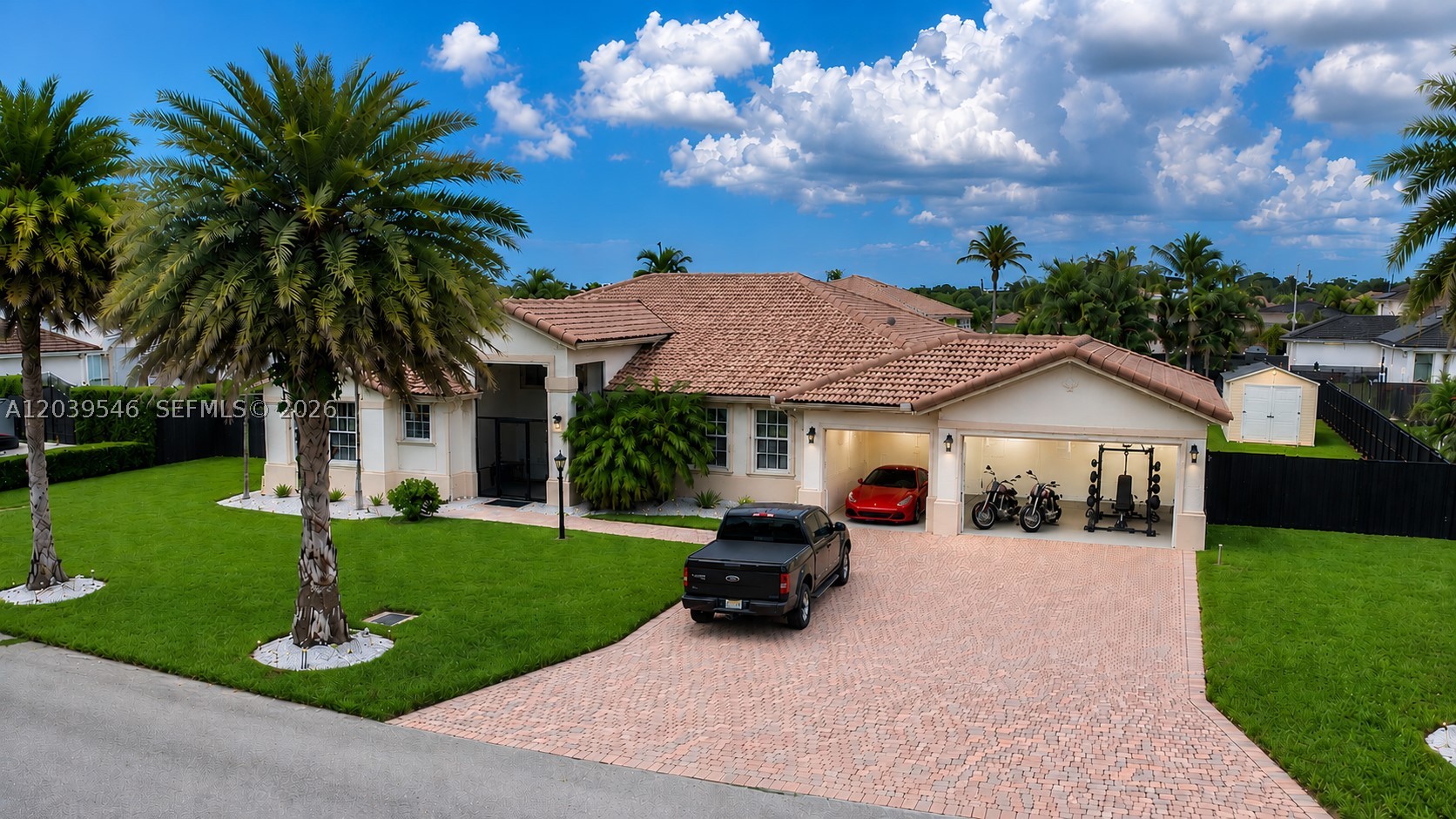 The NO HOA home you have been waiting for has arrived in Mansion Estates in Miami! 

Boaters, fitness enthusiasts, motorcycle lovers, car collectors, green thumbs, pitmasters, and anyone dreaming of building the ultimate backyard oasis with pool, cabanas, and entertainment space will love this home. 

This meticulously maintained, 4 bedroom home features desirable split floor plan, impressive 11 foot ceiling entry, 3 car garage, large driveway, solar panels, and 15,020 SF lot. 

Whether you're envisioning a resort-style pool, space for your boat or RV, additional vehicle storage, a custom outdoor kitchen, or the perfect setting to entertain family and friends, this property offers the flexibility to bring your vision to life. 

Rarely do opportunities like this become available—enjoy the space, privacy, and freedom of homeownership without HOA restrictions, all within a welcoming neighborhood conveniently located near major highways, shopping, dining, and outdoor recreation. 

Space. Privacy. Freedom. Welcome home.