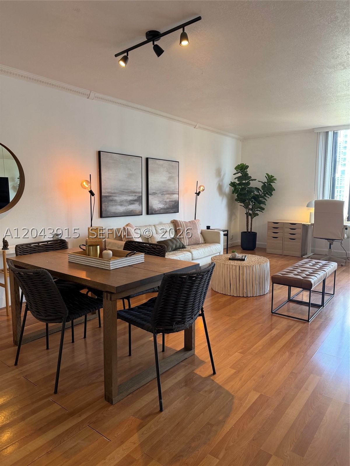 Incredibly spacious and beautifully decorated 1 Bedroom, 1.5 bath residence located at Brickell Key One Condominium. This unit is fully furnished and in move in ready. It offers a generous living area and balcony. It has a large bedroom with plenty of closet space and storage. Completely turnkey. Plenty of amenities including 24 hour security, concierge, pool and fitness center, all within the exclusive island of Brickell Key.