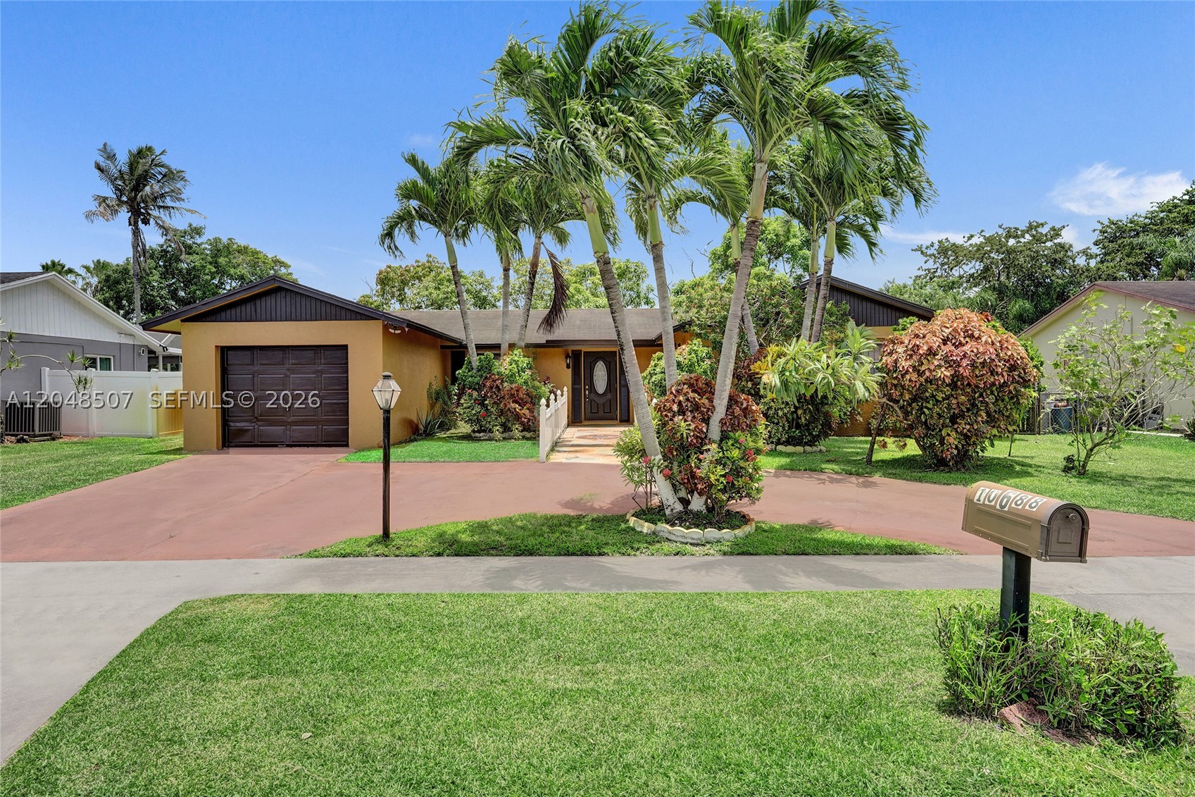 Opportunity awaits in desirable Boca Trails! This 3-bedroom, 2-bath home offers approximately 1,628 sq. ft. of living space with a flexible floor plan that includes additional finished living space, which can easily be reconfigured to create a larger main living area. Lovingly maintained, this home presents an excellent opportunity to update and personalize while building equity.
The kitchen features granite countertops, stainless steel appliances, abundant cabinetry, and recessed lighting. Additional highlights include crown molding, a dedicated laundry room, and spacious living and dining areas.
Step outside to your private backyard oasis featuring mature fruit and medicinal trees, creating a peaceful setting with plenty of room to entertain, garden, or simply relax.
Located in the highly sought-after Boca Trails community, residents enjoy top-rated schools, parks, shopping, dining, major highways, and Boca Raton's beautiful beaches.
A rare opportunity to customize a home in one of West Boca Raton's most established and desirable neighborhoods.
Some photos have been virtually rendered to showcase the home's renovation potential. Images are for illustrative purposes only and may not represent the property's current condition.