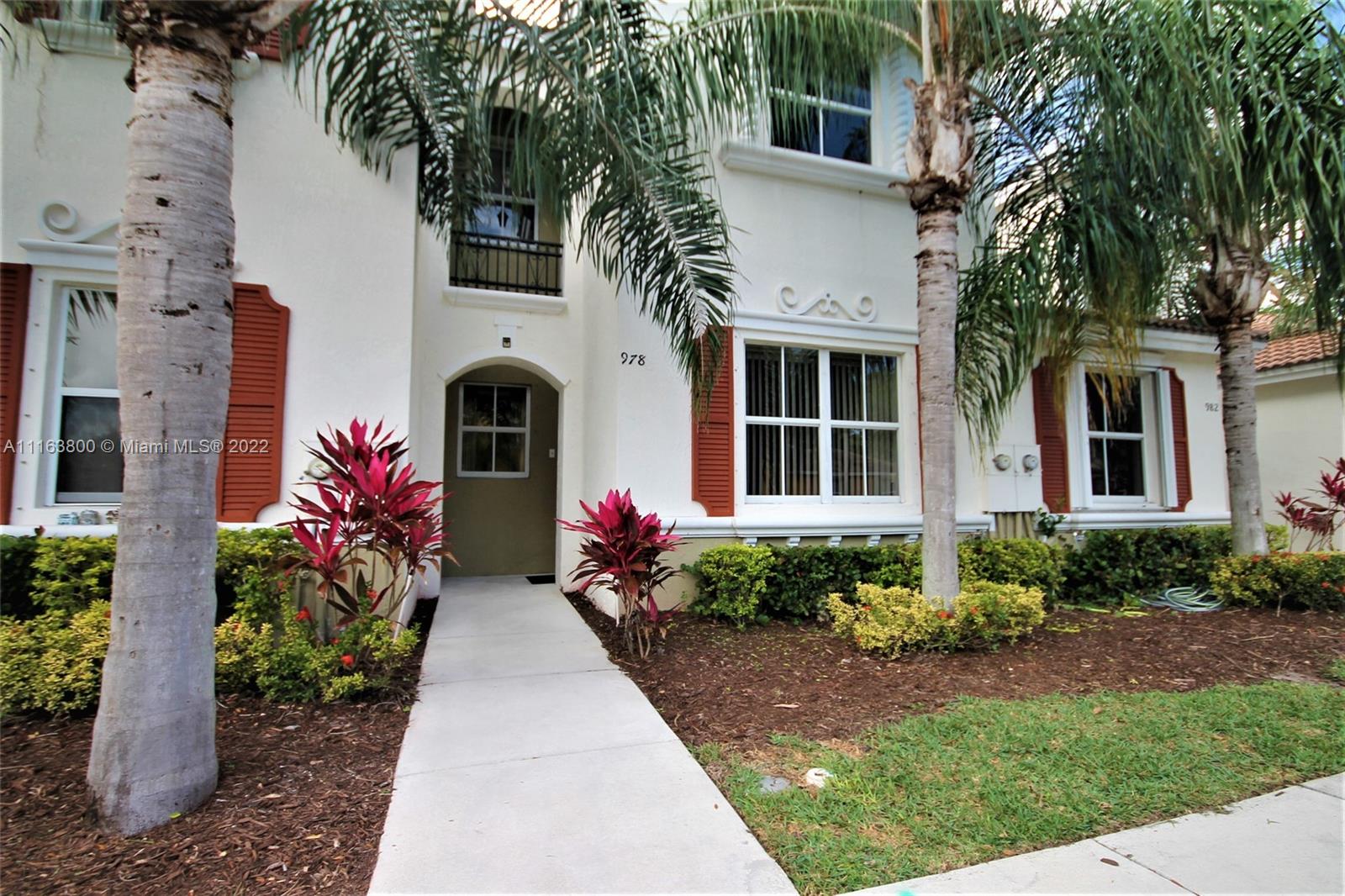 Beautiful 3 bedroom 2-1/2 bathroom Townhome in Marbella Bay Gated Community in Homestead. READY TO MOVE IN!!! This two story Townhome, was recently renovated with vinyl floors, new vanities, new granite countertops in the open layout kitchen and freshly painted for you to move in right away. The 3 bedrooms are located on the second floor,  and 2 separate living areas at the ground level with a beautiful open kitchen together with the 1/2 bath and a fenced in backyard. Family oriented community with amazing amenities. Close to Air Force Base, Baptist hospital, A+ schools and shopping centers.
