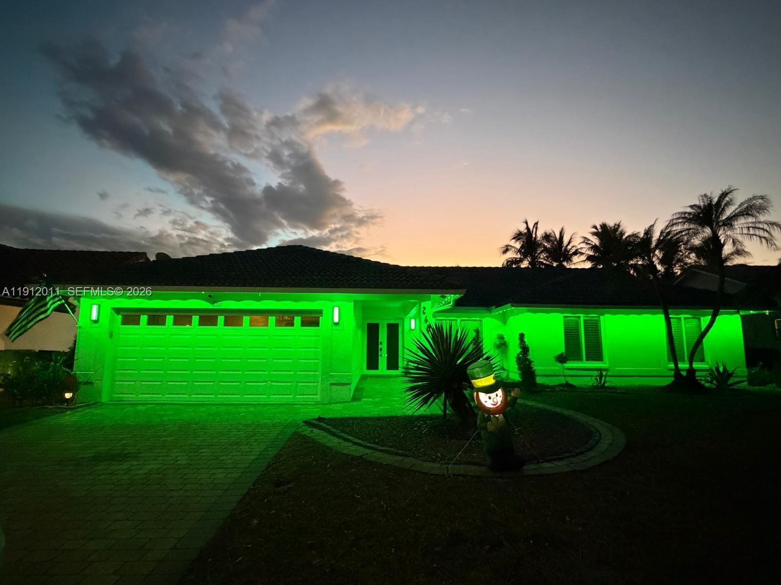 Modern updates with love in an amazing area and nationhood close to best shopping sawgrass mills mall and delicious restaurants. This open concept one story home has tons of bran new upgrades that give you the look and feel of a new ample large home. With TV's hanging on every wall mounted tall to entertain your guests and have friends and family members over for BBQ and pool days. The fireplace outside and inside are for relaxing with smores and eating delicious sweets during cold Christmas days. God is good, this great home is the perfect location for your family to relocate from New York, California and Texas. Florida Governor is planning on eliminating property tax's Soon!