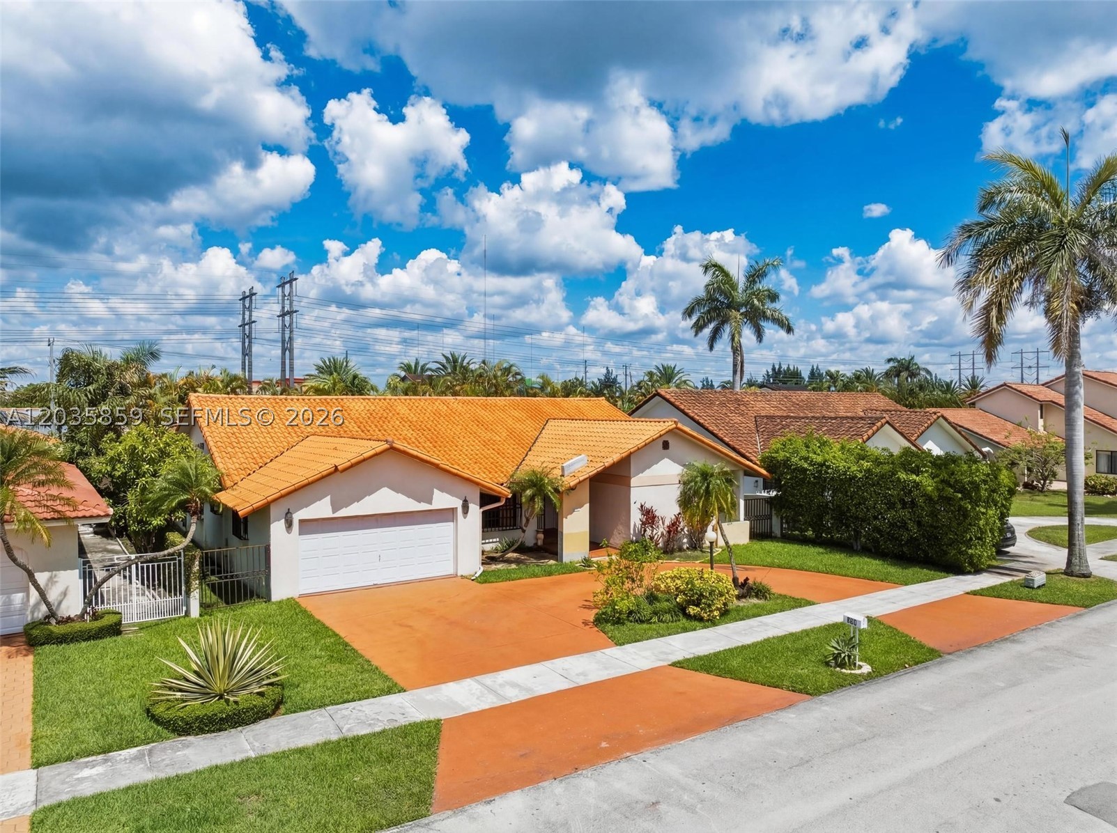 Spacious single-family home, tucked away in prime Miami location. What truly sets this property apart is your very own private pool oasis, a serene retreat where you can lounge and relax in pure tranquility. This 4-bedroom residence with 2 full bathrooms and a convenient 1/2 bath, tile floors throughout the main living areas of the house, 2 AC units (both 2021) to keep you cool during our Miami summers, large 2-car garage, pool pump replaced approx. 2025.  Love to entertain? The backyard, equipped with a large pool and terrace is perfect for outdoor soirées and intimate gatherings. Boasting close proximity to esteemed institutions like Belen School and Conchita Espinosa Academy and just minutes away from the shopping haven, Dolphin Mall, and major expressways, this home is at the epicenter of convenience. Additionally, the property lies in Flood Zone X, ensuring peace of mind and security. Offering a seamless blend of comfort and accessibility, it’s more than a home; it’s a lifestyle. Don’t miss the opportunity to live the dream in this sophisticated Miami residence with NO HOA!