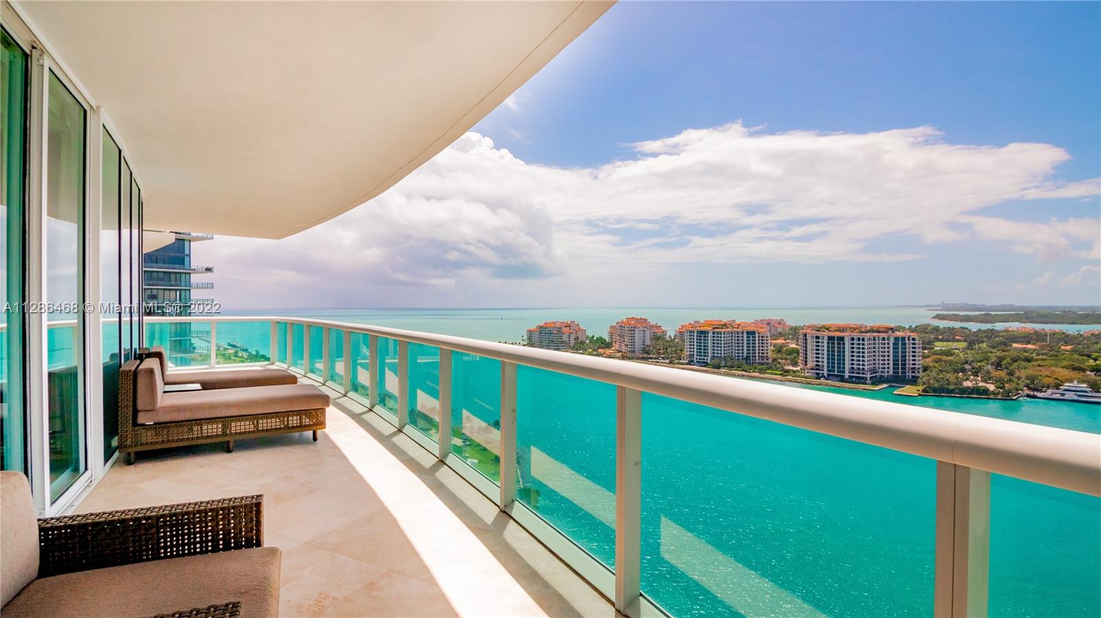 JUST REDUCED FOR A QUICK SALE ! BEST DEAL IN SOUTH OF FIFTH! 
Showcasing panoramic views of the Bay, downtown skyline, and breathtaking ocean views. Enter your private foyer leading to a split layout. This pristinely renovated residence is one of the largest 3BR floor plans in Sofi 2, 618 SF featuring a wide-open layout and sunrise & sunset terraces. Custom Italian doors, all entryways open to 36 . Three spacious bedrooms w/ en-suite bathrooms, large master, formal dining, custom built-ins, electric shades, remodeled bathrooms & custom kitchen designed by Snaidero including, Miele appliances, quartz countertops, and recessed lighting. Over 600k in upgrades! 5-star amenities including Murano's private beach club and restaurant, impressive two-story gym, tennis courts and 24-hr valet.