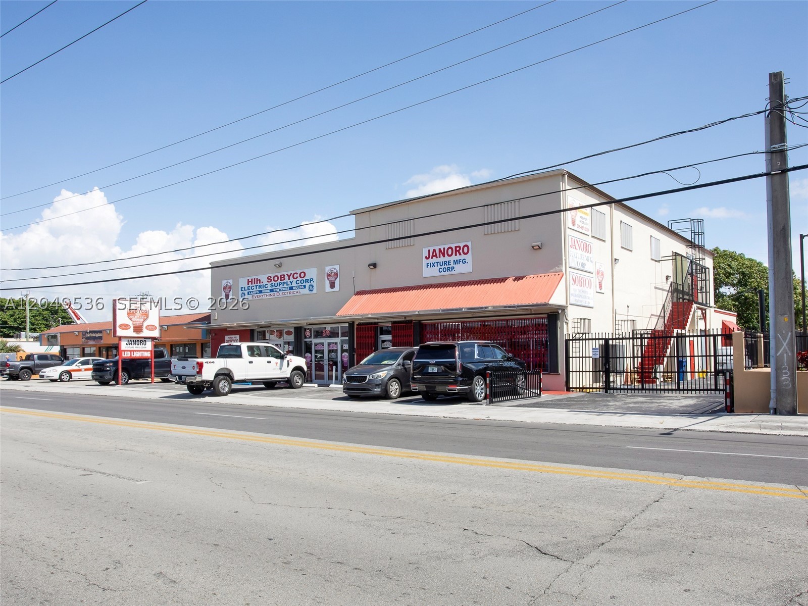 Rare opportunity to acquire a mixed-use commercial property in the heart of Hialeah. Owner-occupied for the past 50 years, since 1976, this well-maintained property offers over 12,000 SF of warehouse and retail storefront space on a 12,657 SF lot with approximately 93 feet of street frontage. Features include a two-story layout, three truck-height loading doors, a fenced loading area, 7 dedicated parking spaces, and ceiling heights ranging from approximately 13 to 14.3 feet on the first floor and 11.1 to 12.8 feet in the second-floor warehouse area. Additional highlights include a Twin-T concrete roof system, aluminum flat roof sections less than 10 years old, and a 40KW backup generator with a 200-gallon fuel tank. Zoned 6400 Commercial Central with Mixed-Use Store/Residential land use designation, the property offers excellent flexibility for a variety of commercial uses in one of South Florida's most active business corridors. The building is currently occupied by a prominent electrical supply business which may also be acquired along with the property, presenting a turnkey opportunity for a buyer seeking both real estate and an established operation. Please do not disturb the business or approach employees/ownership directly. For any request please contact the listing agents.