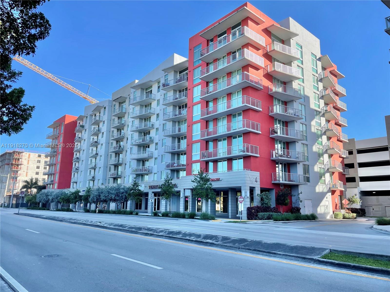 Beautiful and elegant 2017 new-construction condo located in the highly desirable Midtown Doral community. This spacious 1-bedroom, 1.5-bath residence features a modern European-style kitchen with high-end finishes, large cabinetry, a chef’s island, and stainless steel appliances. The unit offers a spacious and functional layout, porcelain floors throughout, abundant natural light, a large balcony, and numerous upgrades. It also includes an in-unit washer & dryer for added convenience.  Centrally located with an array of great restaurants just downstairs, and close to top-rated schools, supermarkets, retail, and major highways. Perfect for both end-users and investors this highly sought-after building offers rental demand, exceptional walkability, and long-term value.