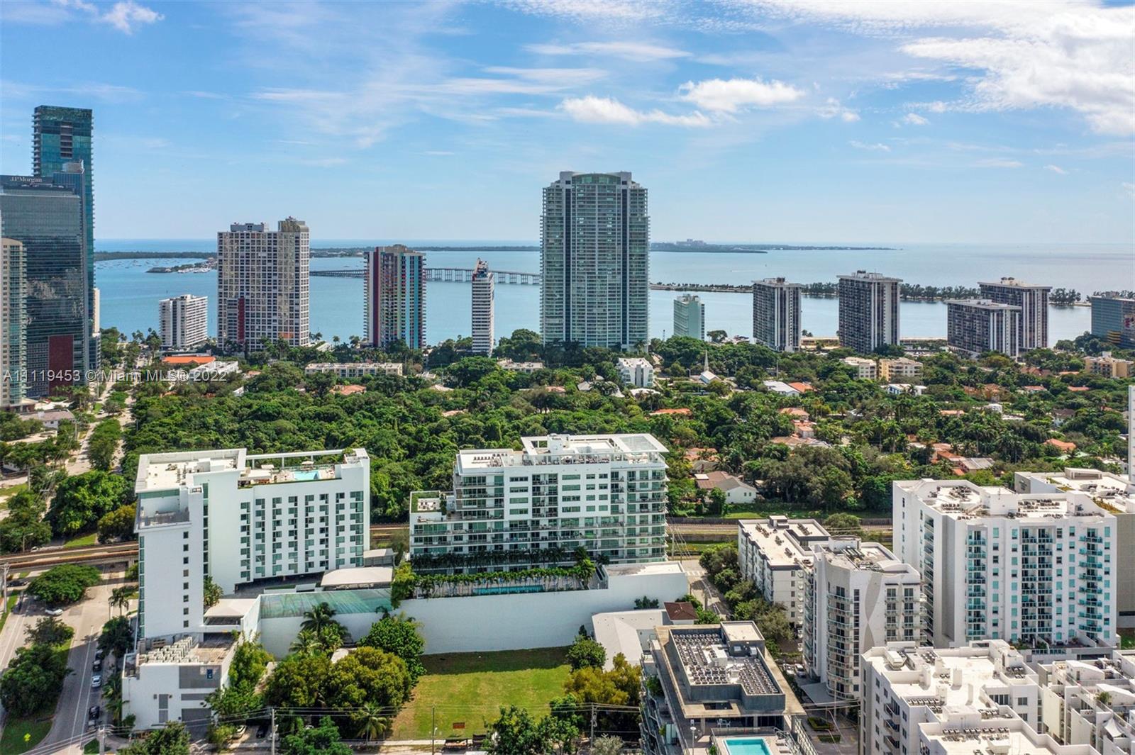 Welcome to Le Parc at Brickell, a 12-story boutique condominium building, designed by Luis Revuelta and Archiplan Architects. This huge one bedroom, one bathroom plus den unit consists of 874 SqFt(per developer) under AC and 152 SqFt -6-foot-deep- private balcony with glass railings overlooking the gorgeous Biscayne Bay, Simpson Park and the Underline (under construction) a 10-Mile Linear Park by James Corner, Designer of NYC's Highline that is set to transform Miami. Two parking spaces and one storage included making it the best deal in the building.