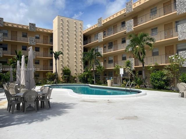 Unbelievable opportunity under 100k! Welcome to this bright 1-bedroom, 1-bathroom condo nestled in a active and quiet 55+ community. This well-maintained building has already passed its 40-year and 50-year inspections. You'll love the clubhouse with a BBQ area and a pool, perfect for relaxing and socializing with neighbors. The unit comes with one assigned parking space and an additional storage unit for your convenience. Ideally located just minutes from downtown Hollywood and the stunning beaches with their famous boardwalk, you’ll have easy access to dining, shopping, and entertainment. Rental restrictions apply: no rentals during the first year of ownership, followed by a 2-month minimum and 6-month maximum lease, only once per year. Don’t miss this chance to live in an active adult community with everything you need!