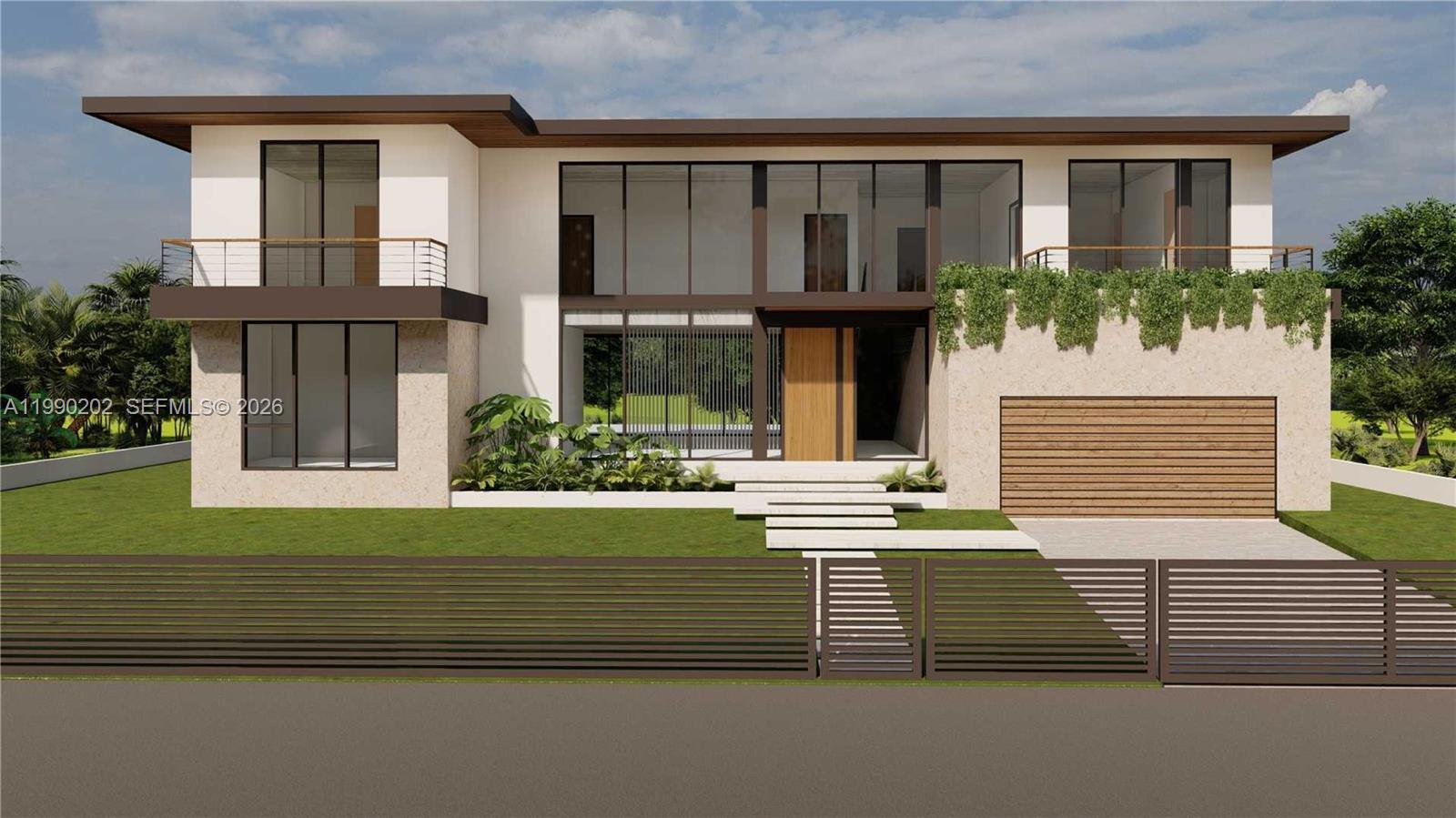 Discover this prime opportunity to build your dream home on a 10,694 SF lot with APPROVED plans by Kobi Karp Architecture. The proposed 5,227 SF luxury residence features 6 bedrooms, 6.5 baths, a master suite with a private balcony, a flexible garage or gym space, and soaring 11-foot ceilings on the first floor. Designed for modern living, the plans include a gourmet kitchen, maid’s quarters, and a seamless indoor-outdoor flow. The backyard is an entertainer's dream, complete with a resort-style pool, sun shelf, outdoor kitchen, and BBQ area surrounded by lush landscaping. This FEMA-compliant property is elevated for flood protection and perfectly situated near top schools, beaches, and shopping. Don't miss this rare opportunity to create your custom Miami Beach oasis.
